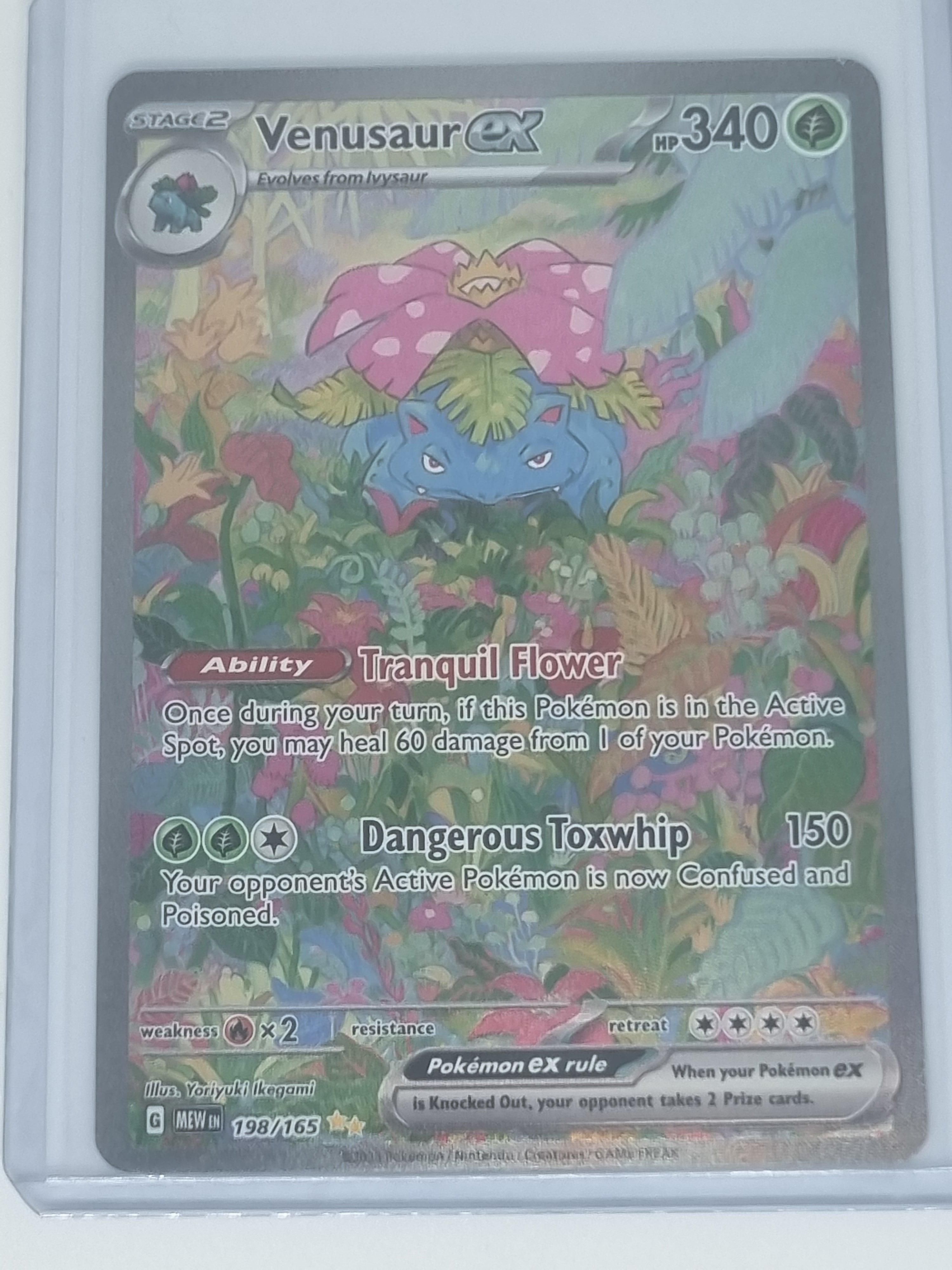 Pokemon TCG - Pokemon 151 - #198/165 - Venusaur ex - Special Illustrated Rare