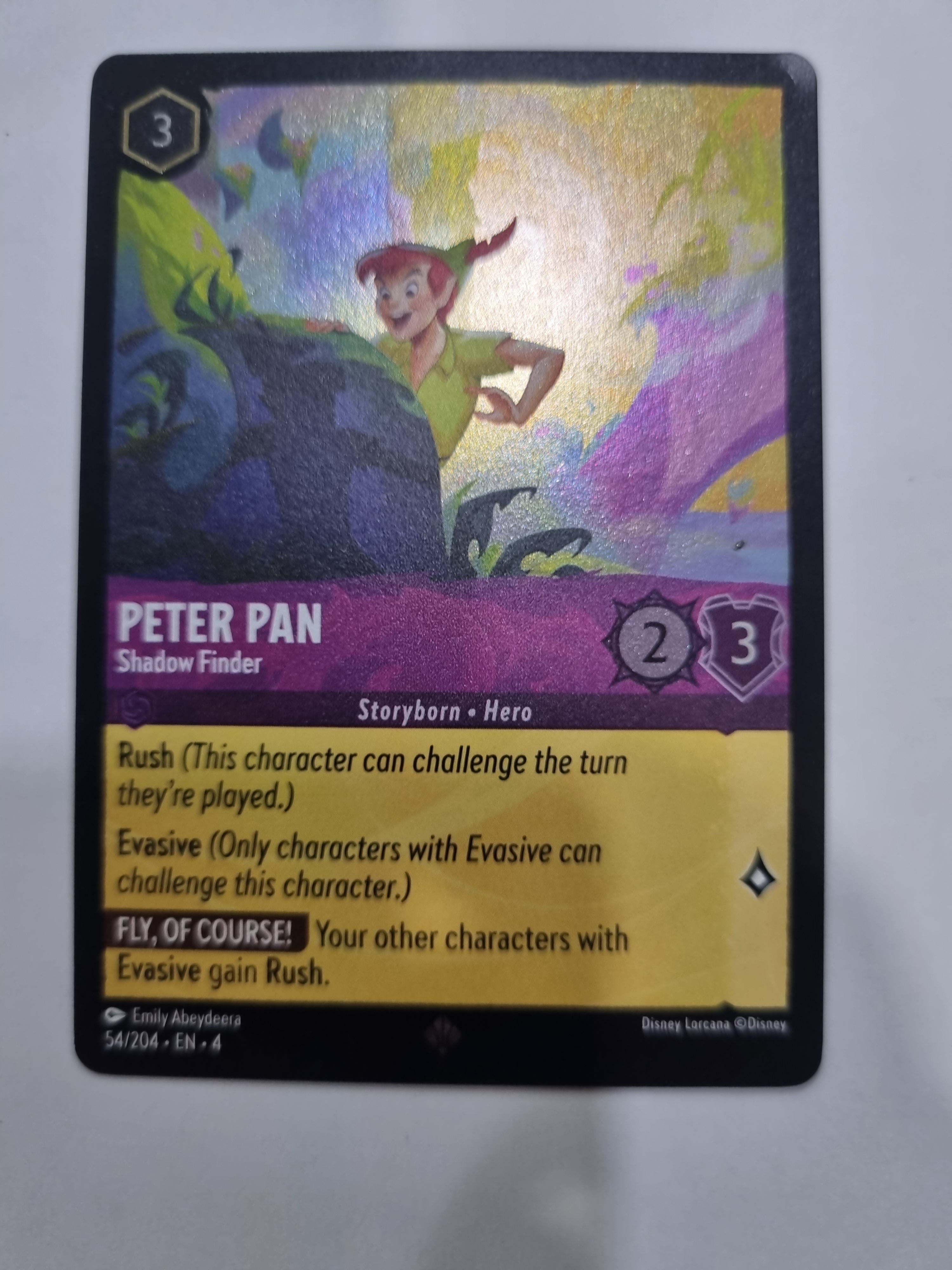 Ursula's Return - Coldfoil - Peter Pan - Shadow FinderCharacter - 54/204 - Rare