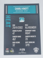 2024-25 LUXE Cricket Traders - Parallel - #P078 - Charli Knott - Heat