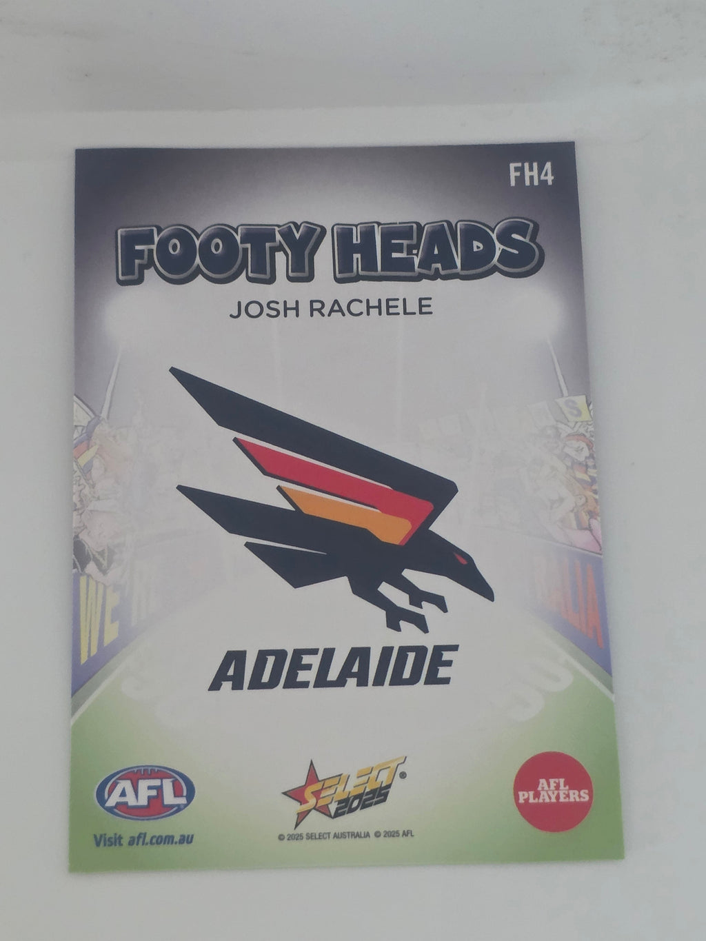 AFL Footy Stars 2025 | Footy Heads | #FH4 | J. Rachele | Adelaide Crows