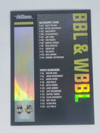 2024-25 LUXE Cricket Traders - Parallel - #P153 - Checklist - BBL/WBBL Teams 2