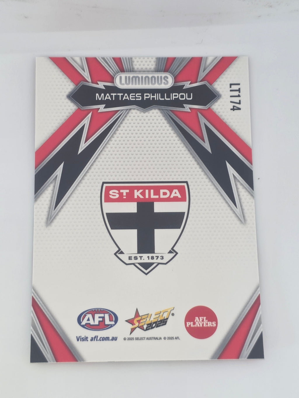 AFL Footy Stars 2025 | Luminous Thunderbolt | #LT174 | M. Phillipou | St Kilda