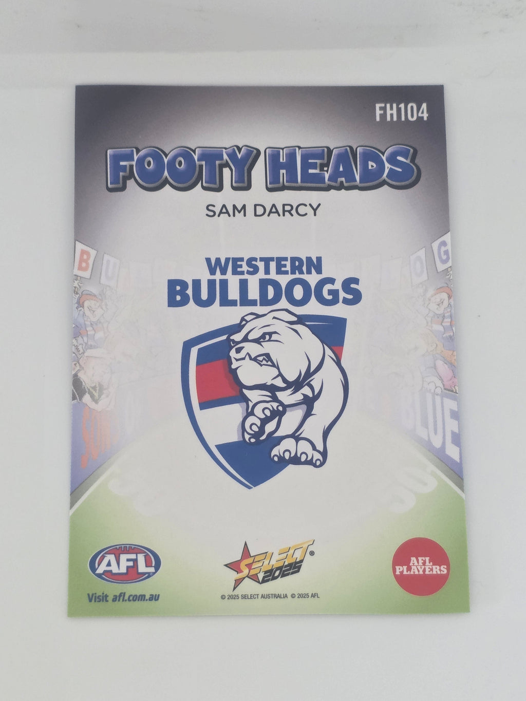 AFL Footy Stars 2025 | Footy Heads | #FH104 | S. Darcy | Western Bulldogs