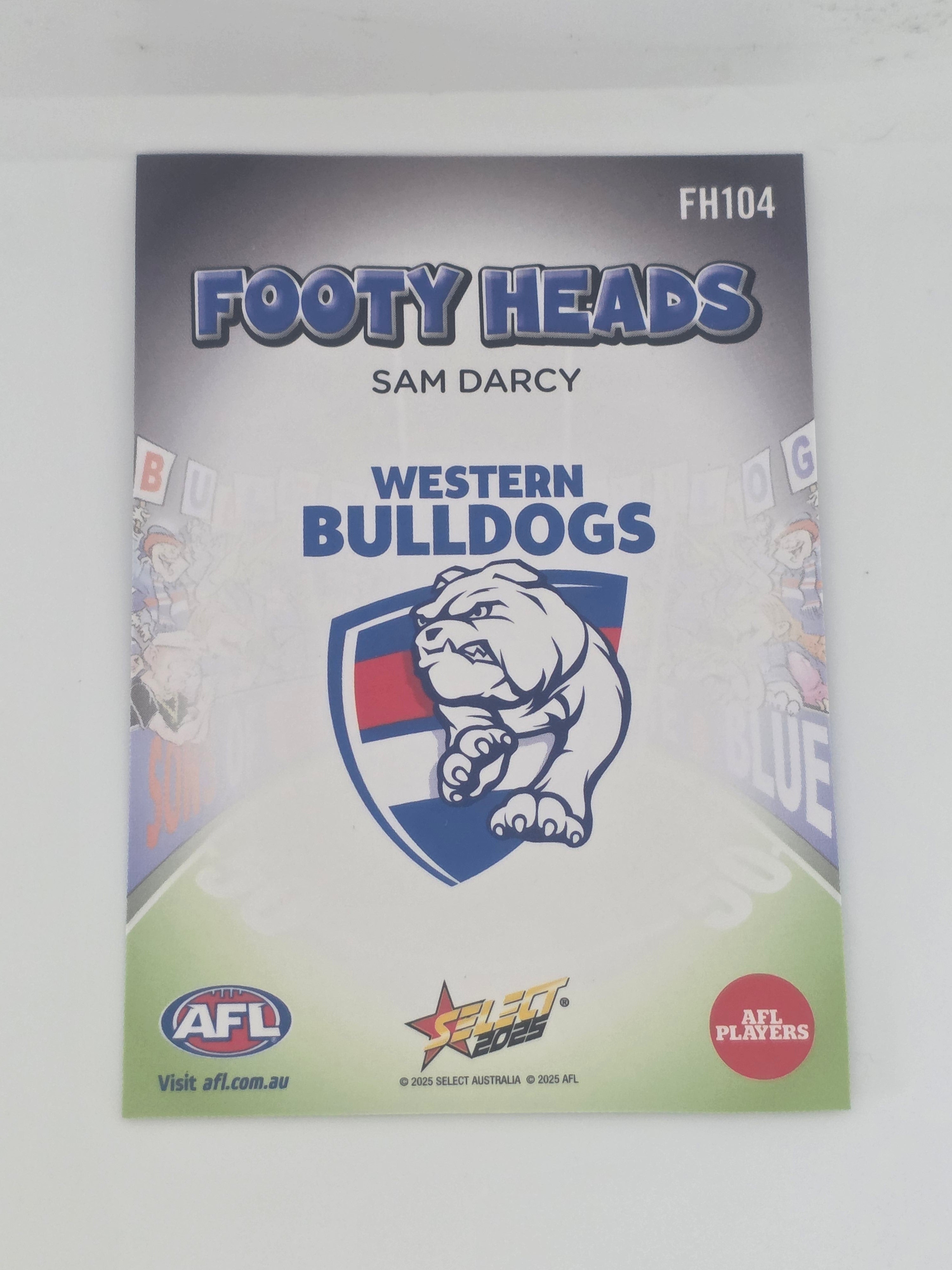 AFL Footy Stars 2025 | Footy Heads | #FH104 | S. Darcy | Western Bulldogs