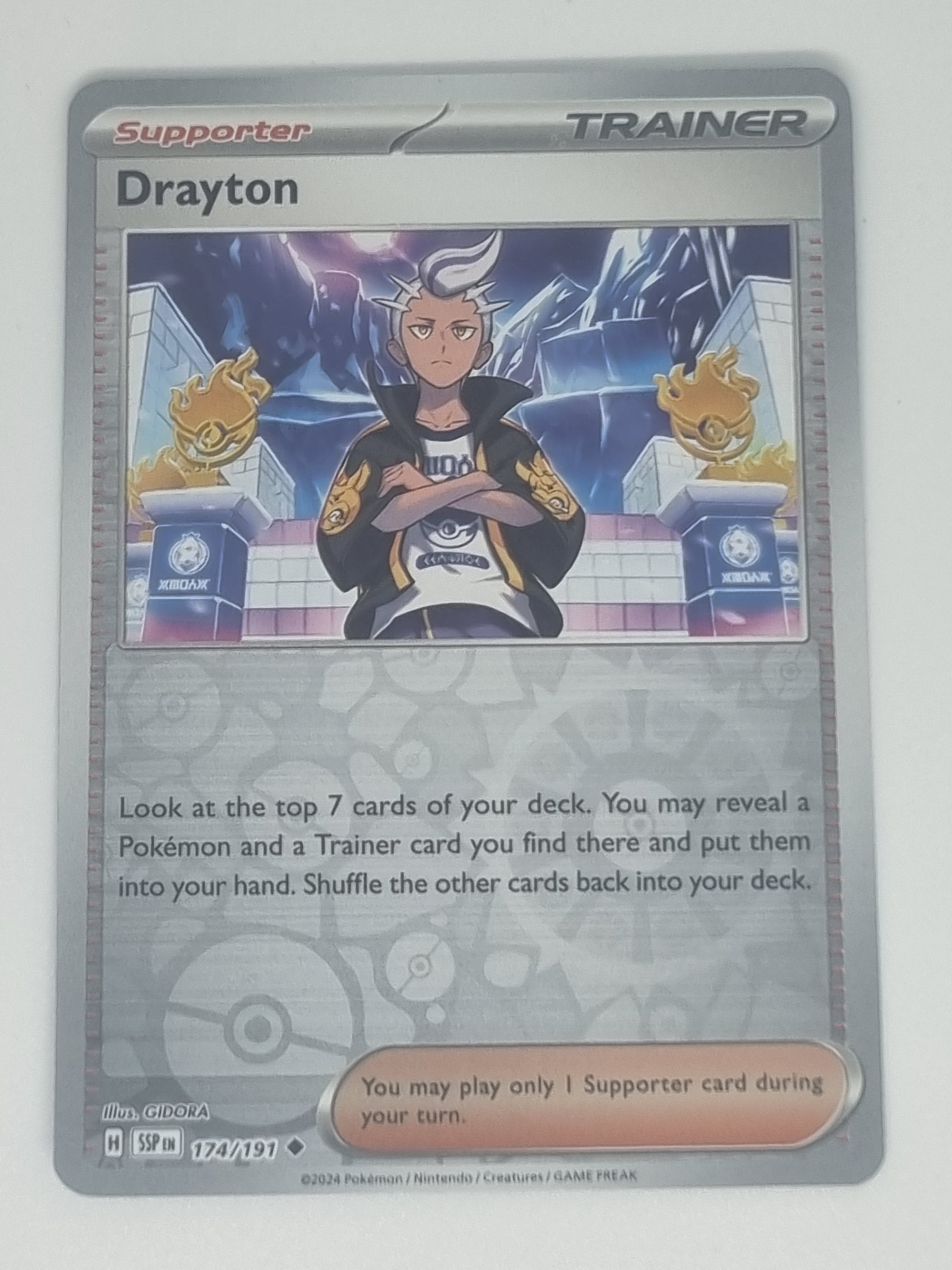 Pokemon TCG - Surging Sparks - #174/191 - Reverse Holo - Drayton - Uncommon