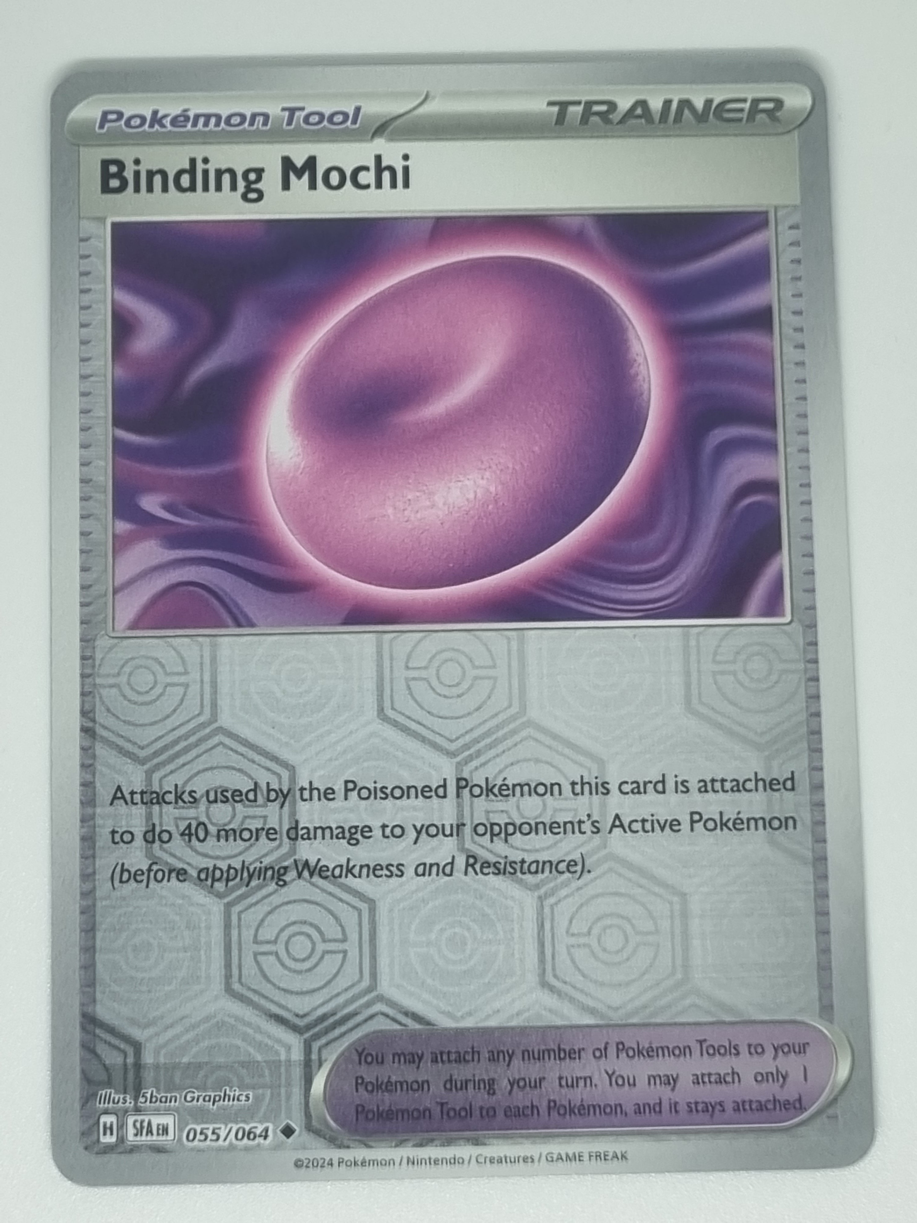 Pokemon TCG - Shrouded Fable - #055/064 - Binding Mochi - Reverse Holo Uncommon