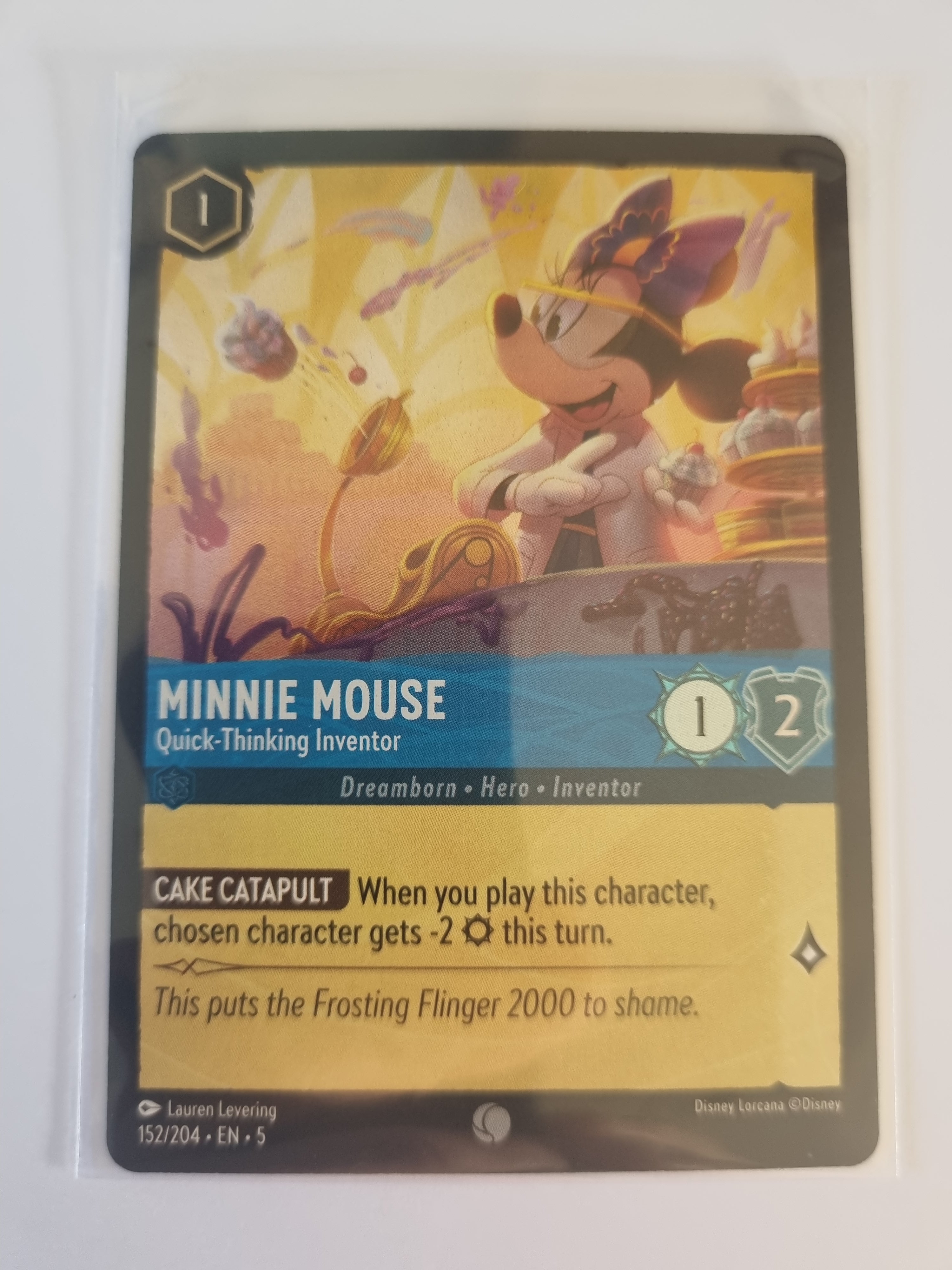 Shimmering Skies - Coldfoil - Minnie Mouse - Quick-Thinking Inventor 152/204 Common
