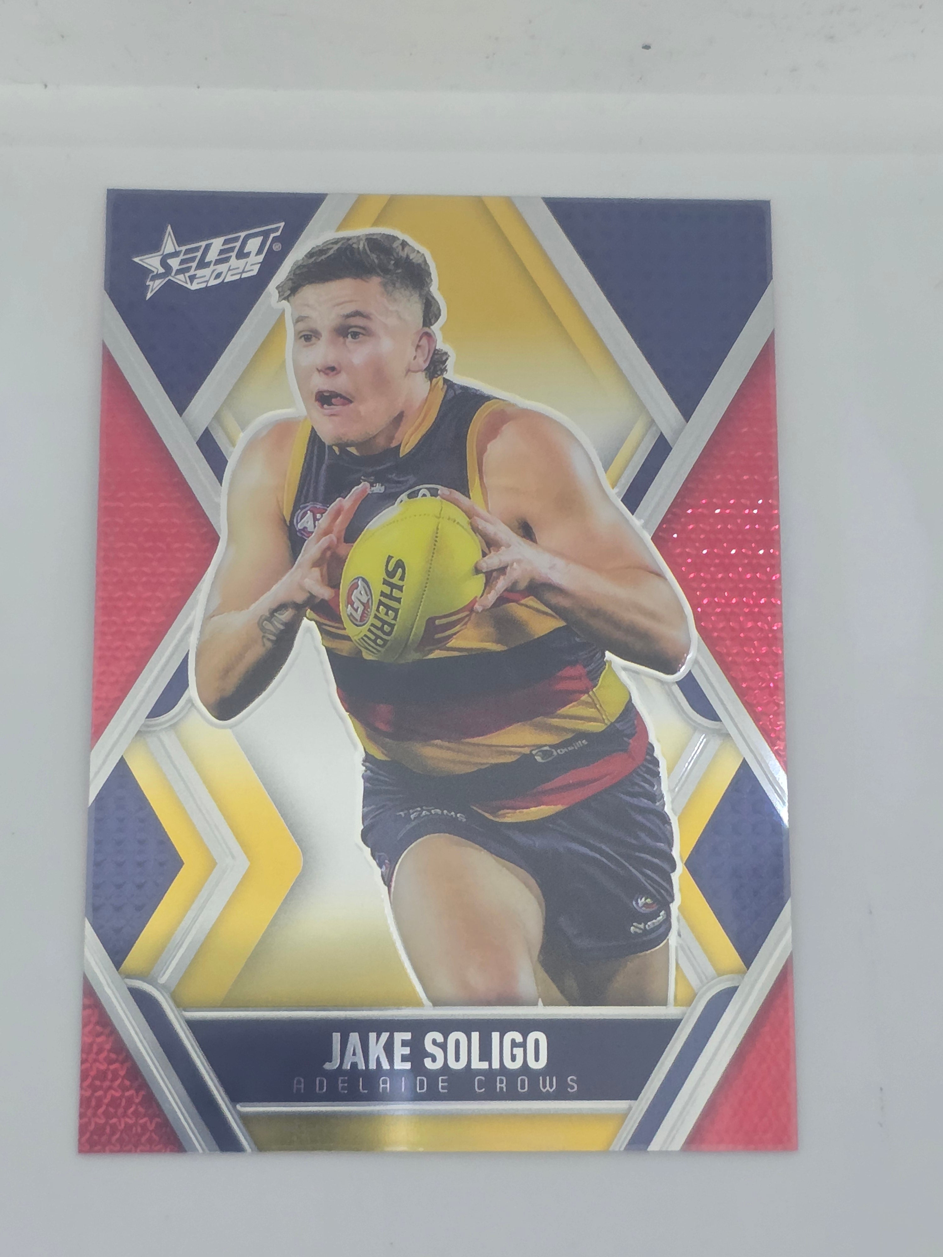 AFL Footy Stars 2025 | Luminous Base | #L10 | J. Soligo | Adelaide Crows