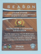 2024-25 LUXE Cricket - Season to Remember - #STR18 - Laurie Evans - Scorchers