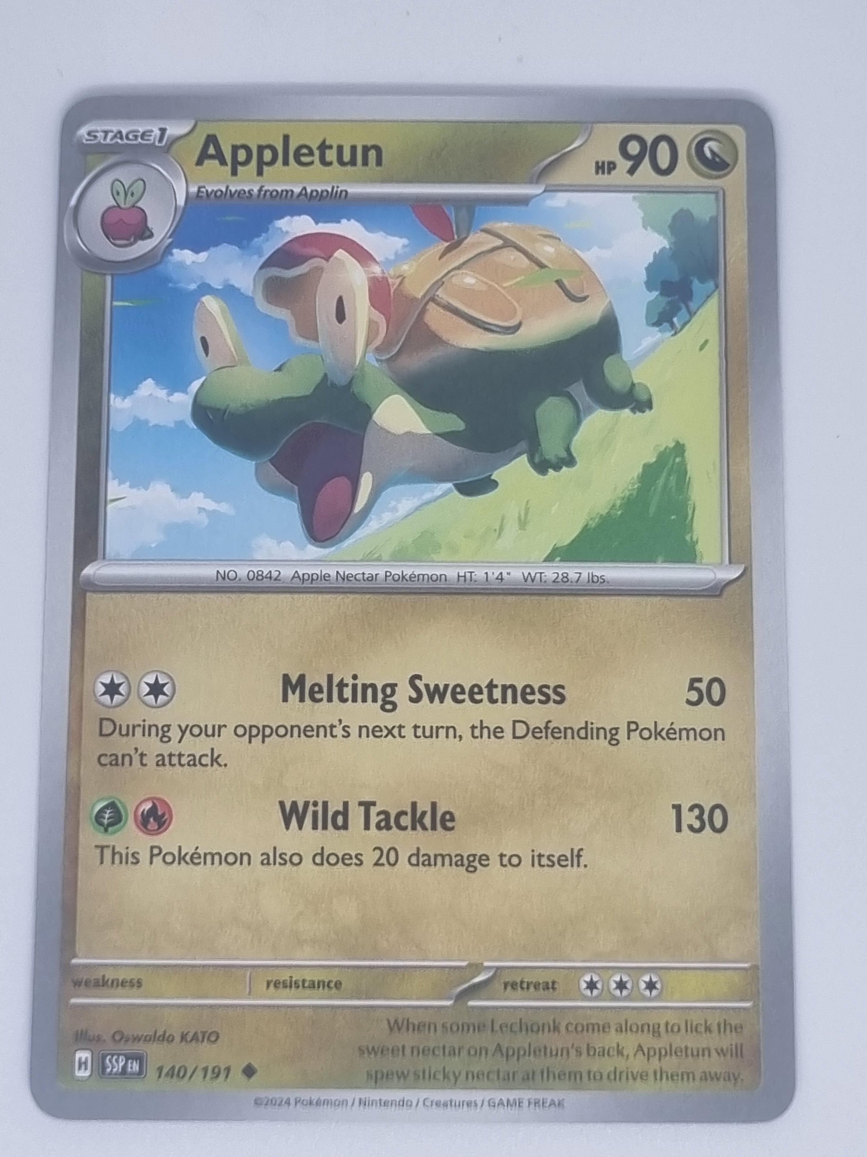 Pokemon TCG - Surging Sparks - #140/191 - Appletun - Uncommon