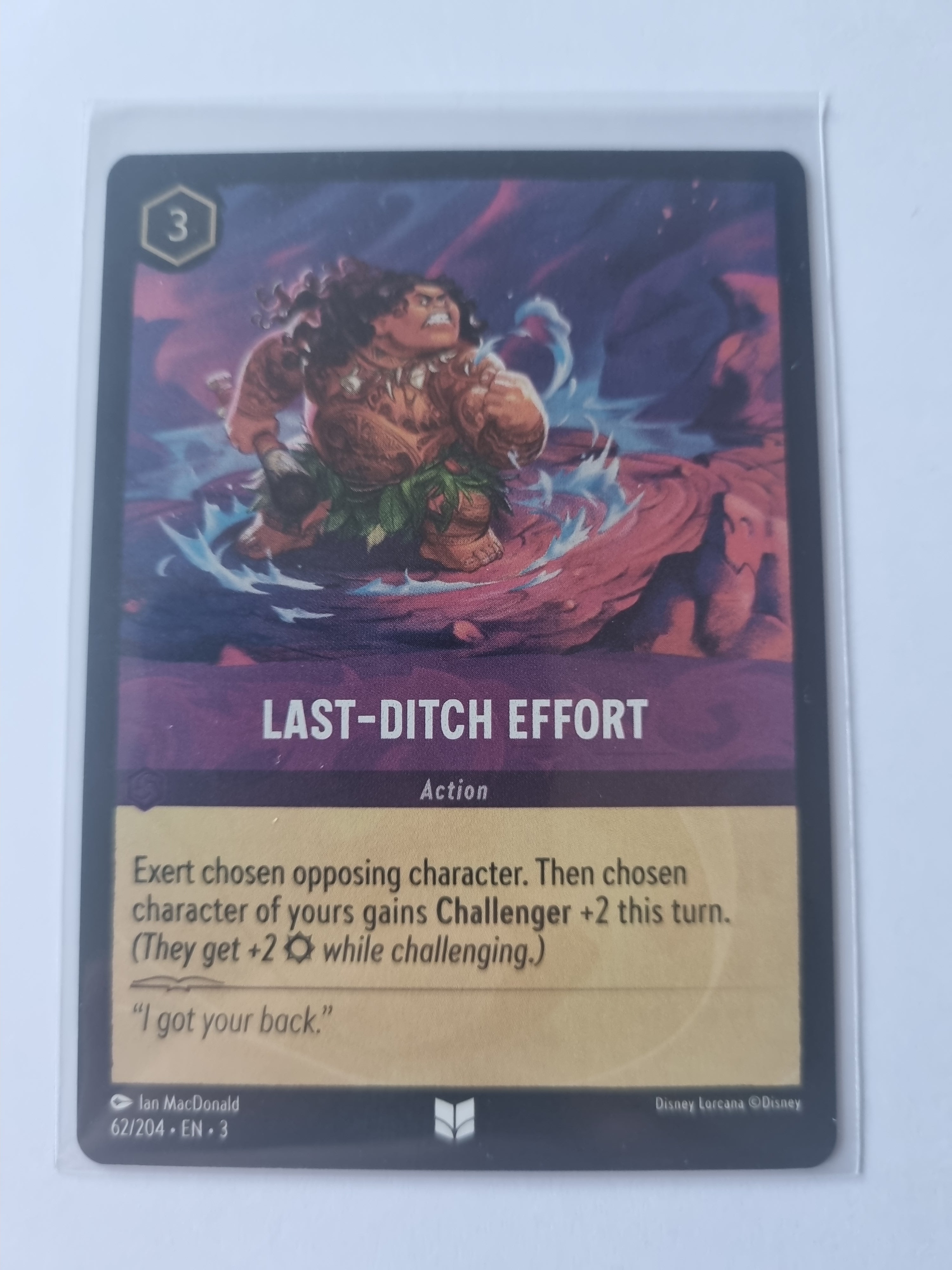 Into the Inklands - Coldfoil - Last-Ditch Effort - 062/204 - Uncommon