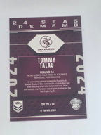 NRL 2025 Traders | 2024 Season to Remember | #SR20 | Tommy Talau | Sea-Eagles