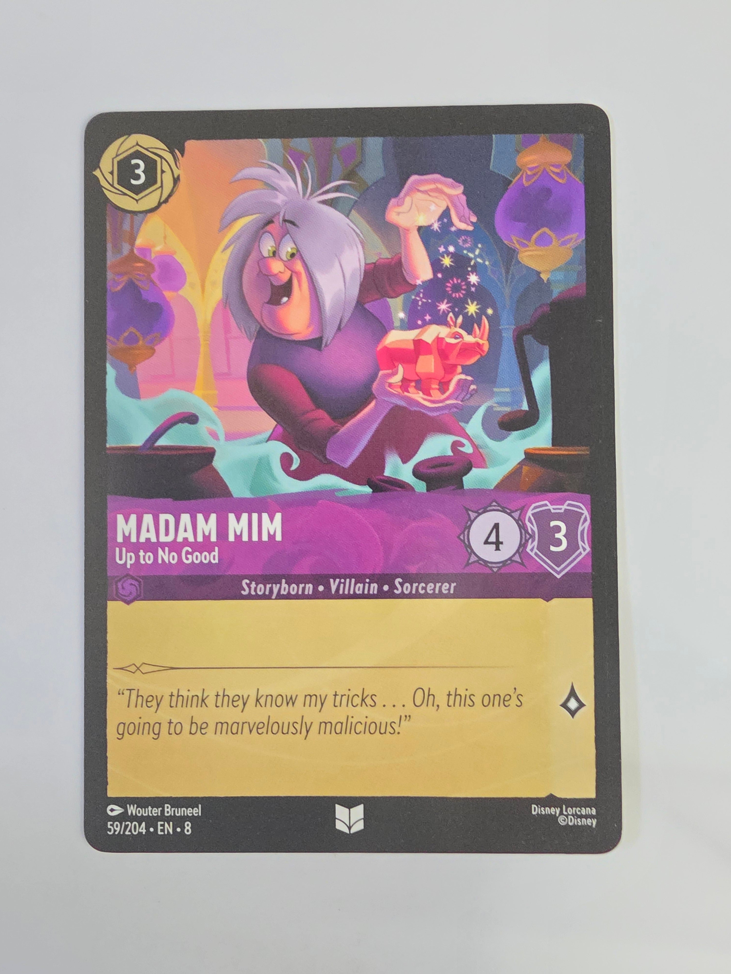 Disney Lorcana Reign of Jafar | Madam Mim Up to No Good | #059 | Uncommon