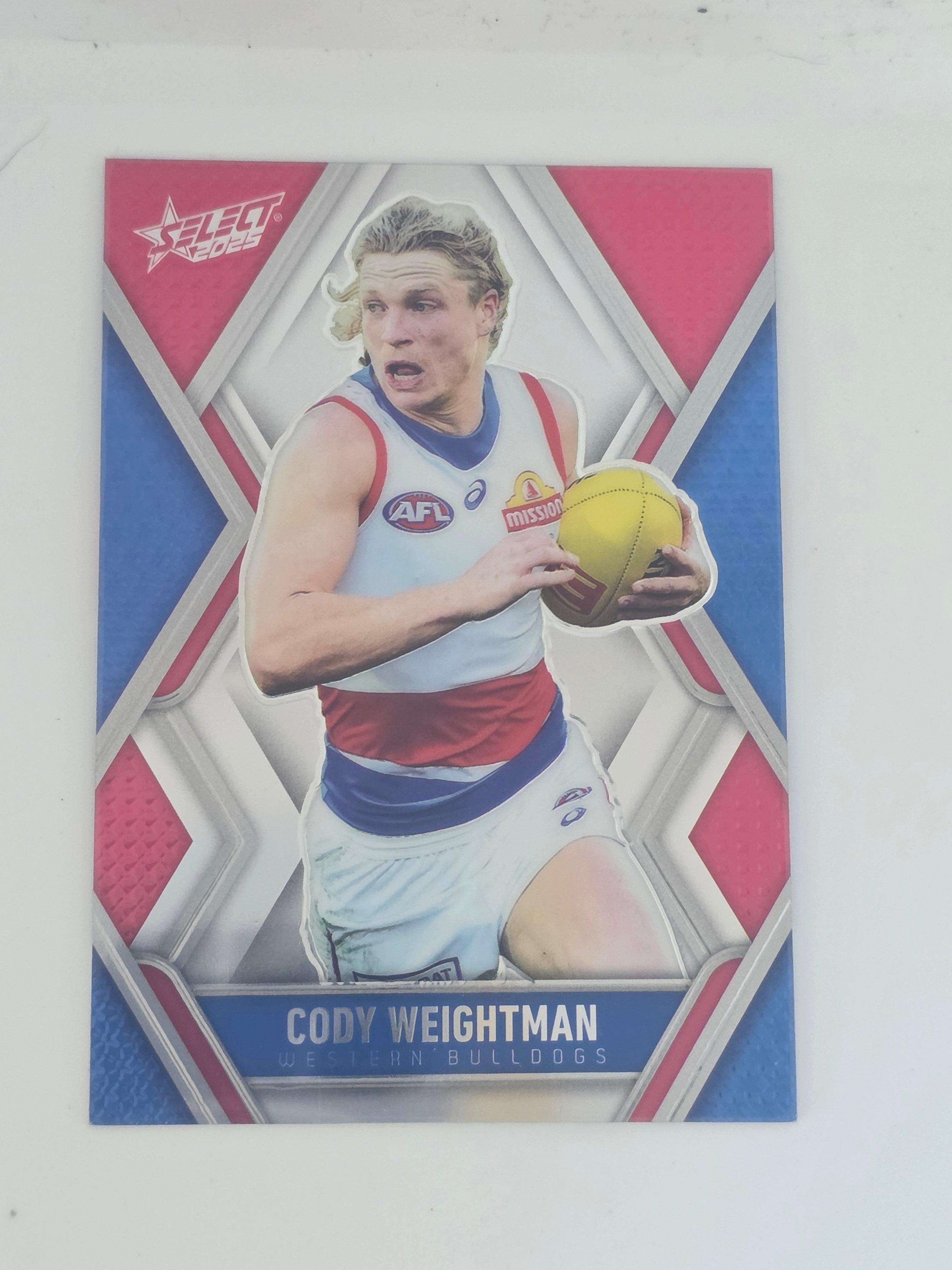 AFL Footy Stars 2025 | Luminous Base | #L196 | C. Weightman | Western Bulldogs