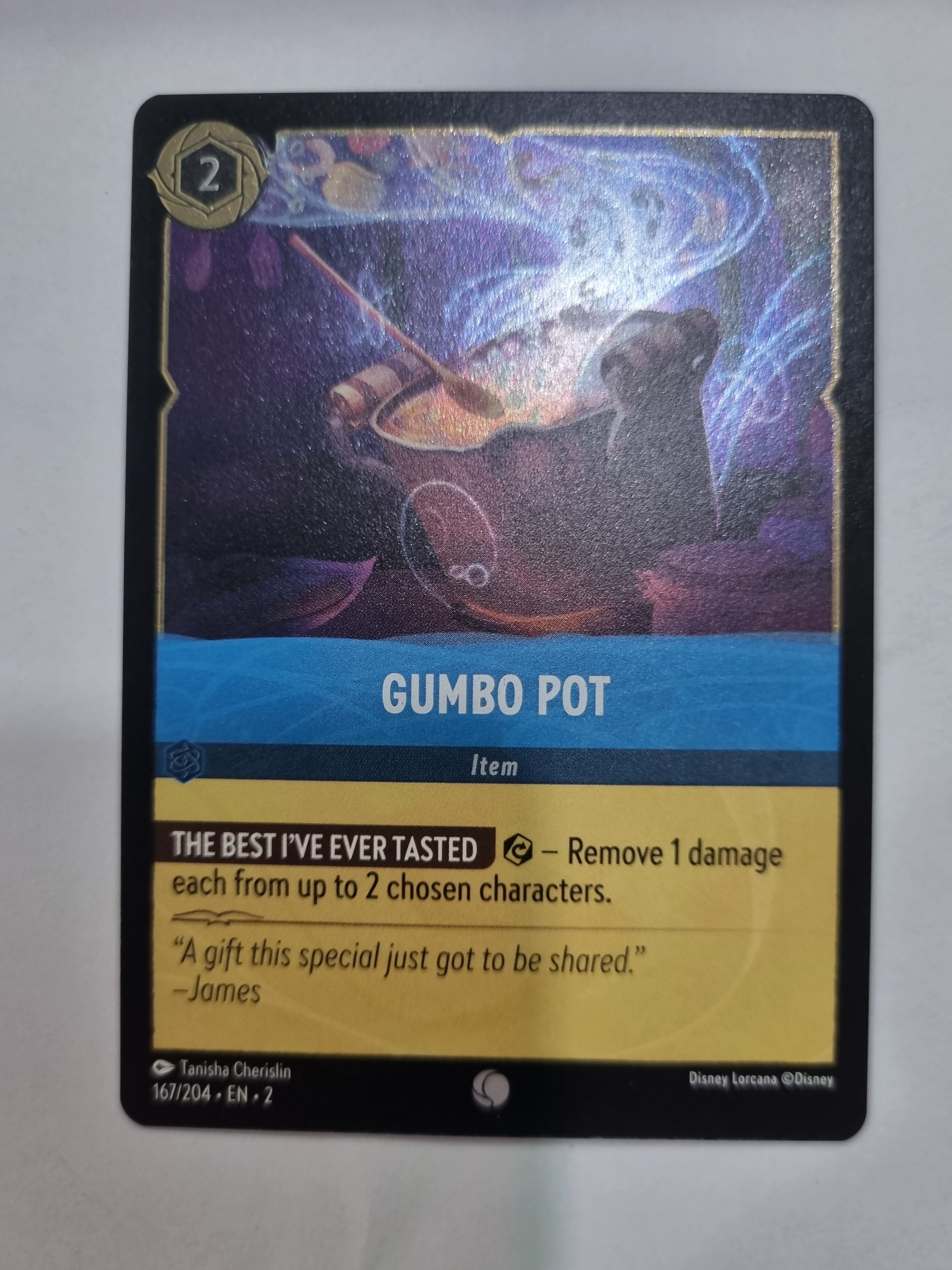 Lorcana - Floodborn - #167/204 - Coldfoil - Gumbo Pot - Common