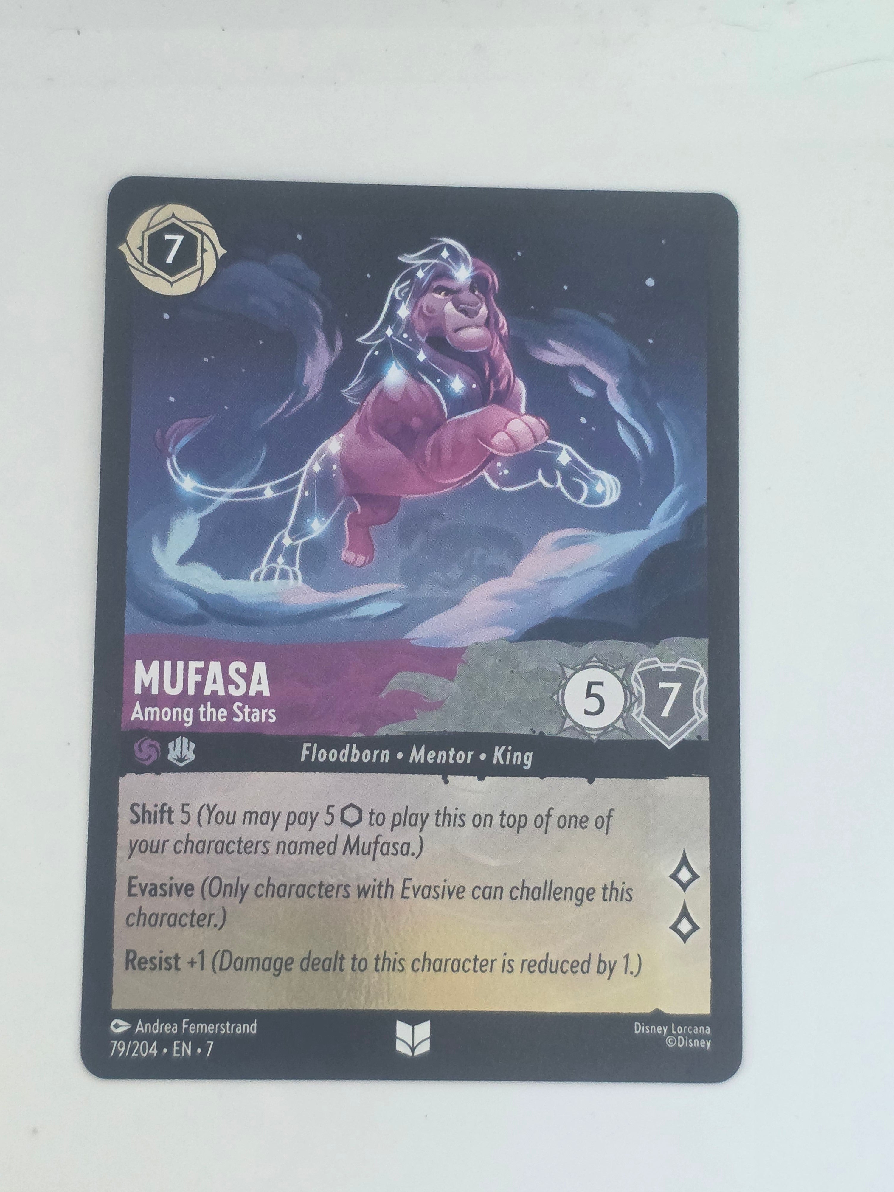 Lorcana | Archazia's Island COLDFOIL #79/204 | Mufasa - Among the Stars | U/C