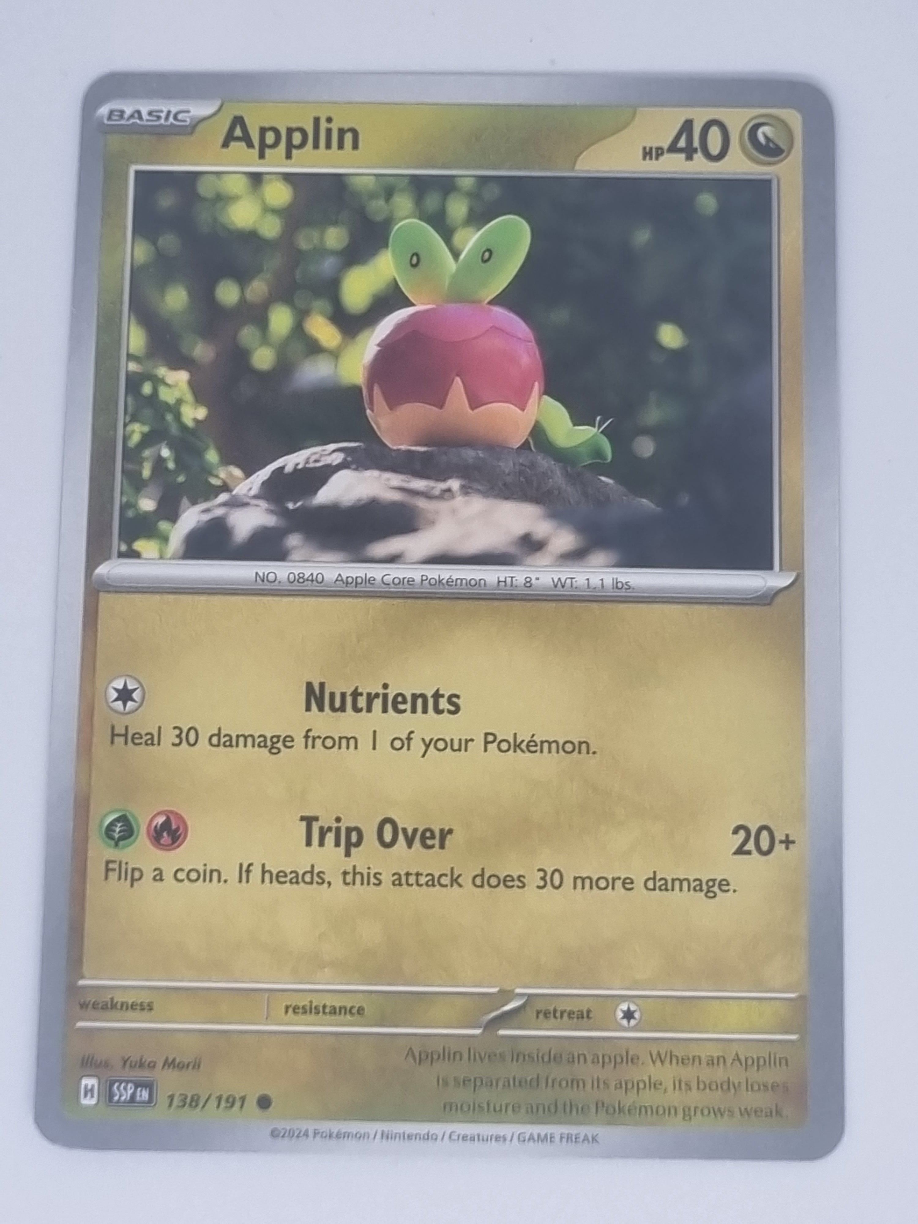Pokemon TCG - Surging Sparks - #138/191 - Applin - Common