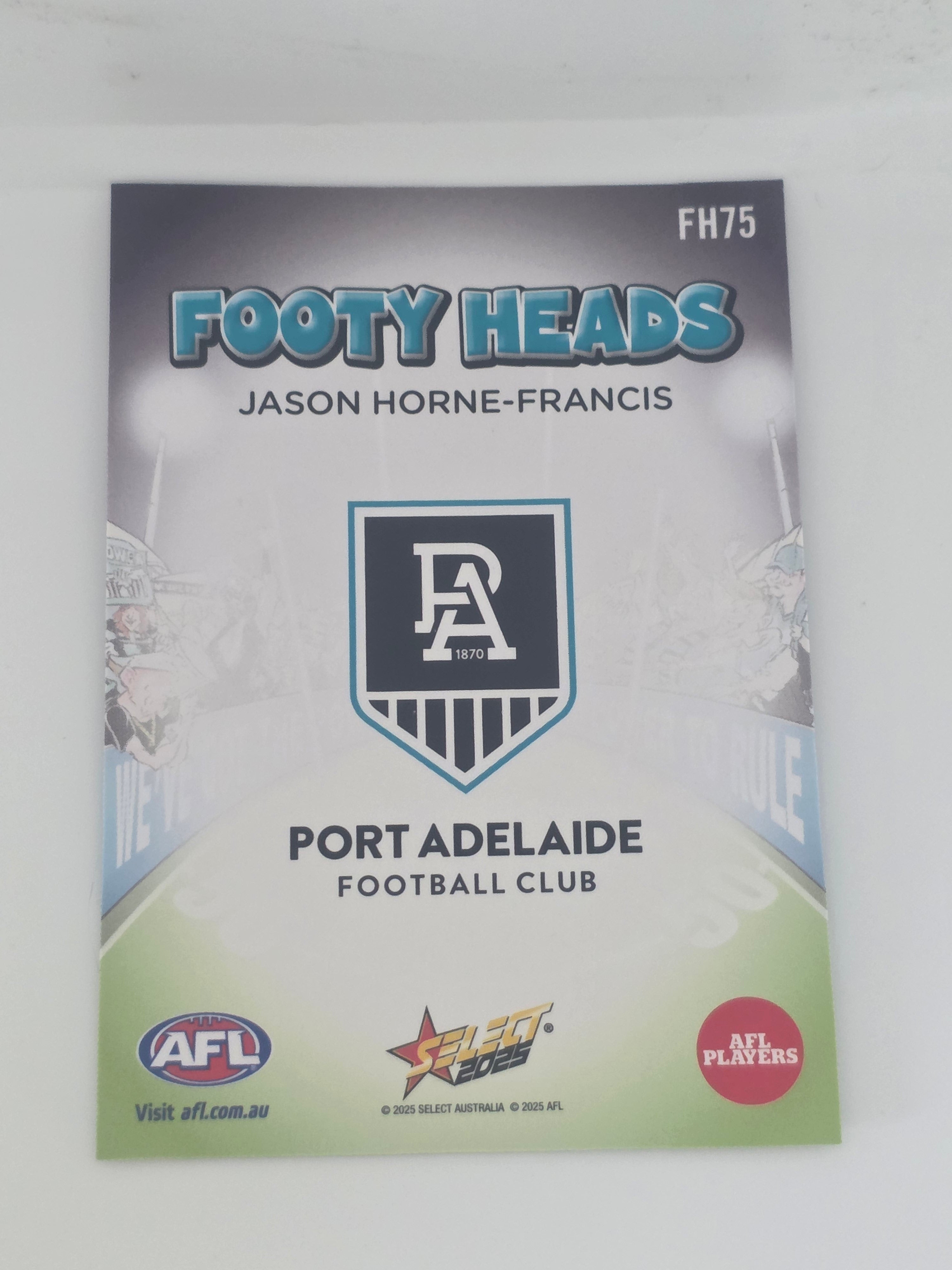 AFL Footy Stars 2025 | Footy Heads | #FH75 | J. Horne-Francis | Port Adelaide
