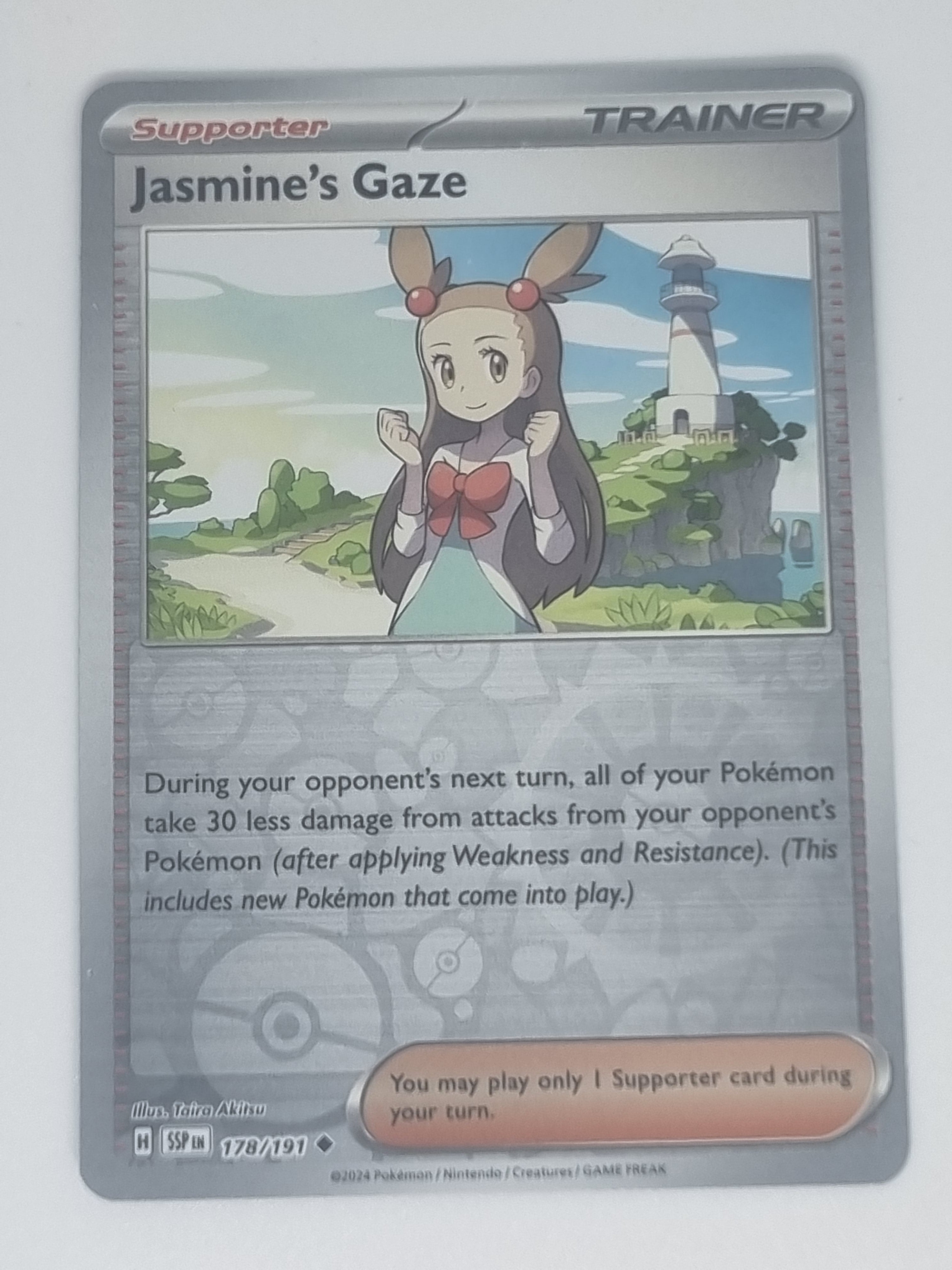 Pokemon TCG - Surging Sparks - #178/191 - Reverse Holo - Jasmine's Gaze Uncommon