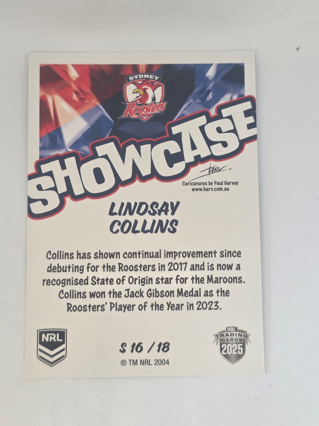 NRL 2025 Traders | Showcase | #S16 | Lindsay Collins | Roosters