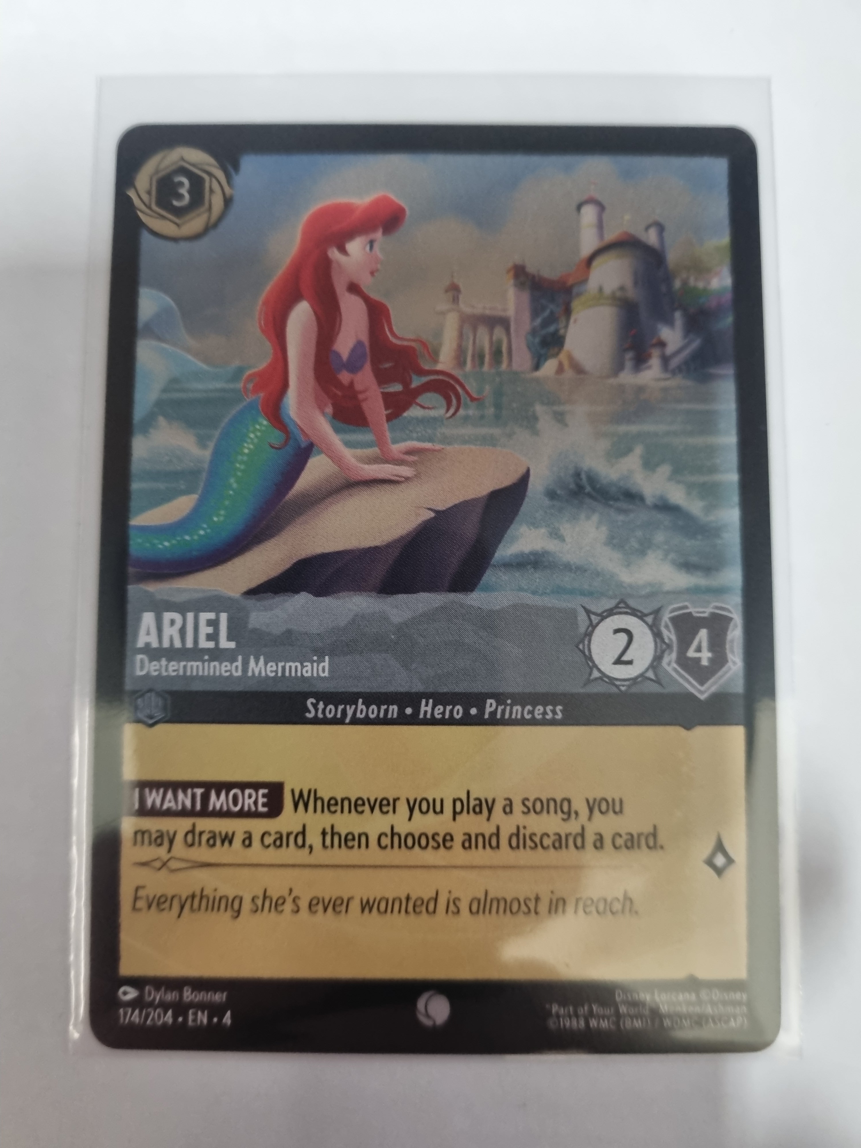 Ursula's Return - Coldfoil - Ariel - Determined Mermaid - 174/204 - Common