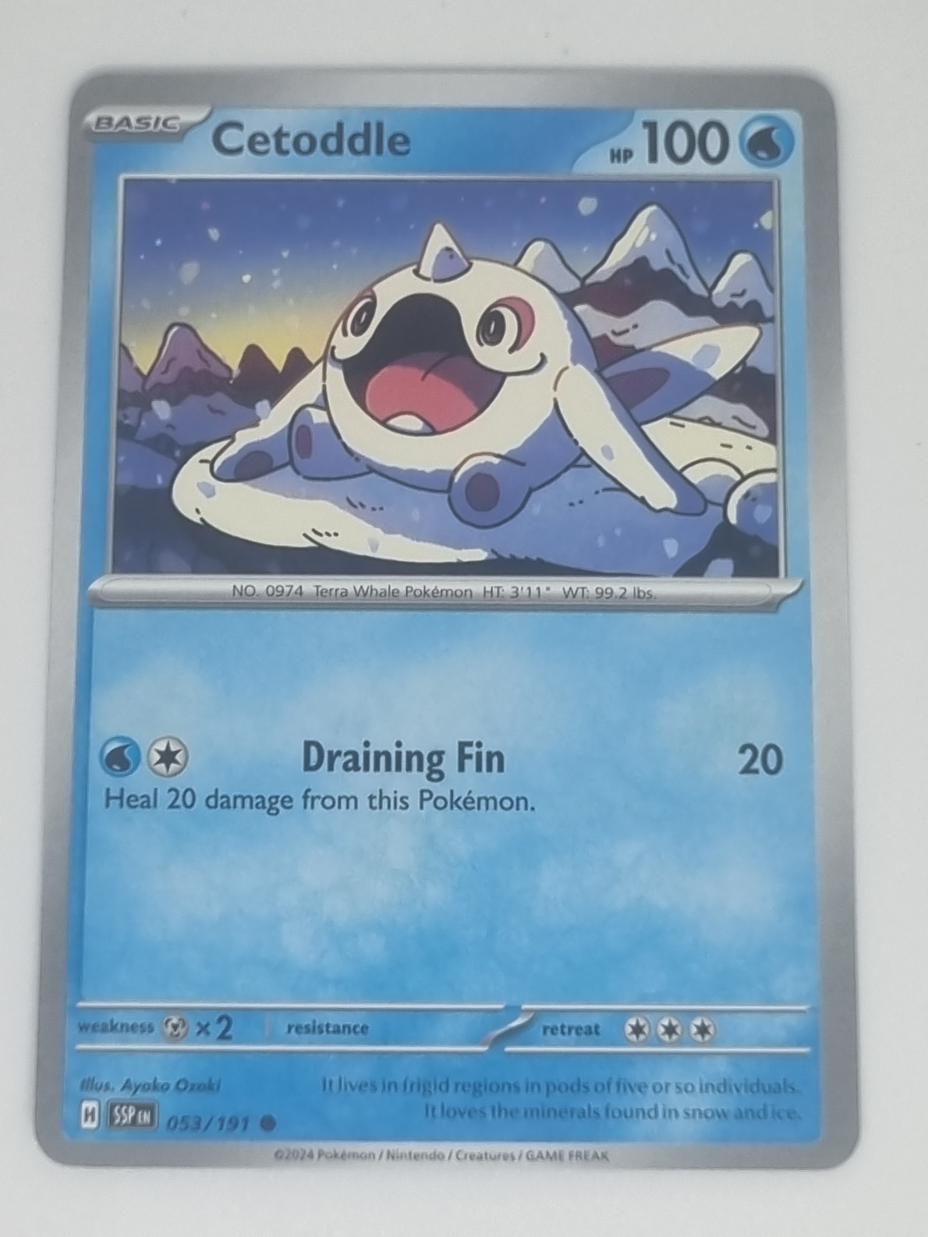Pokemon TCG - Surging Sparks - #053/191 - Cetoddle - Common