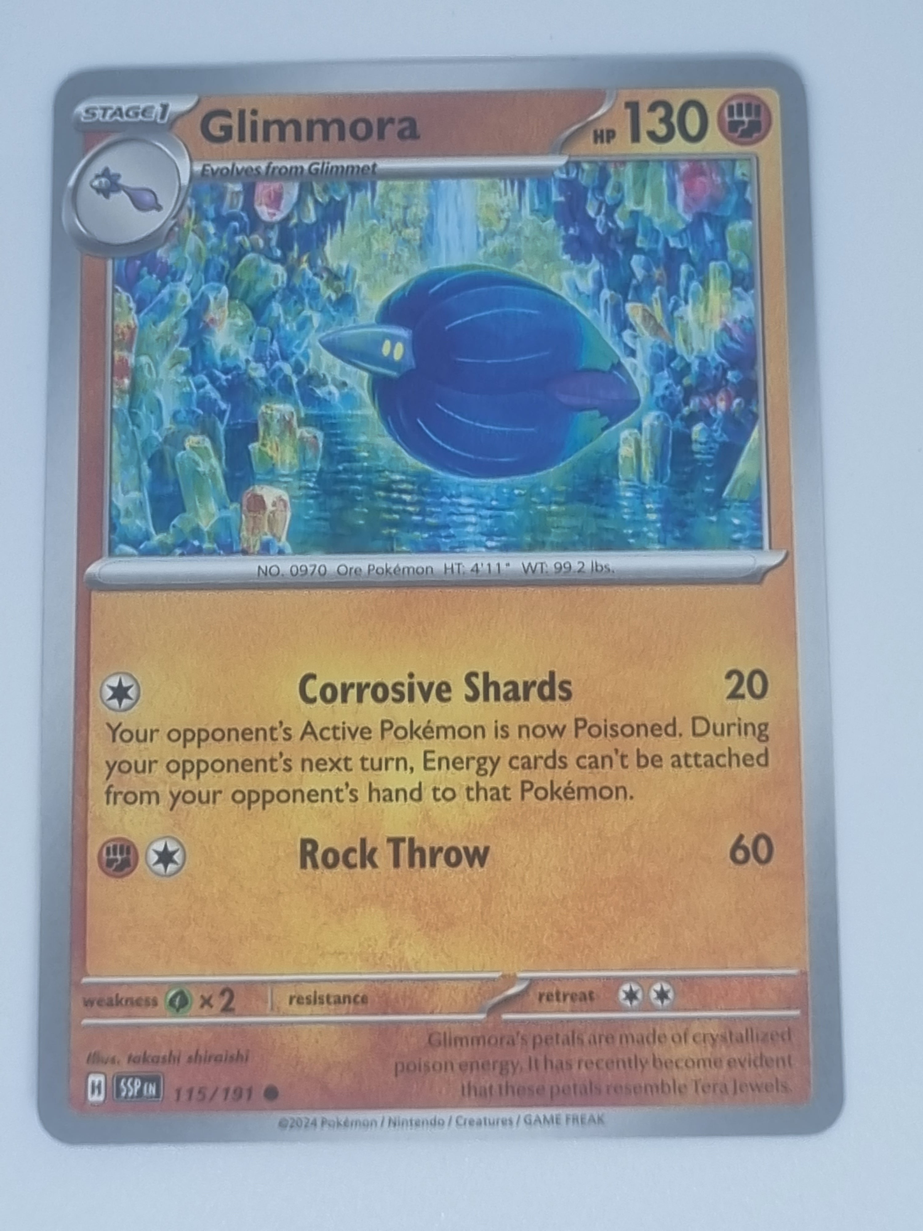 Pokemon TCG - Surging Sparks - #115/191 - Glimmora - Common