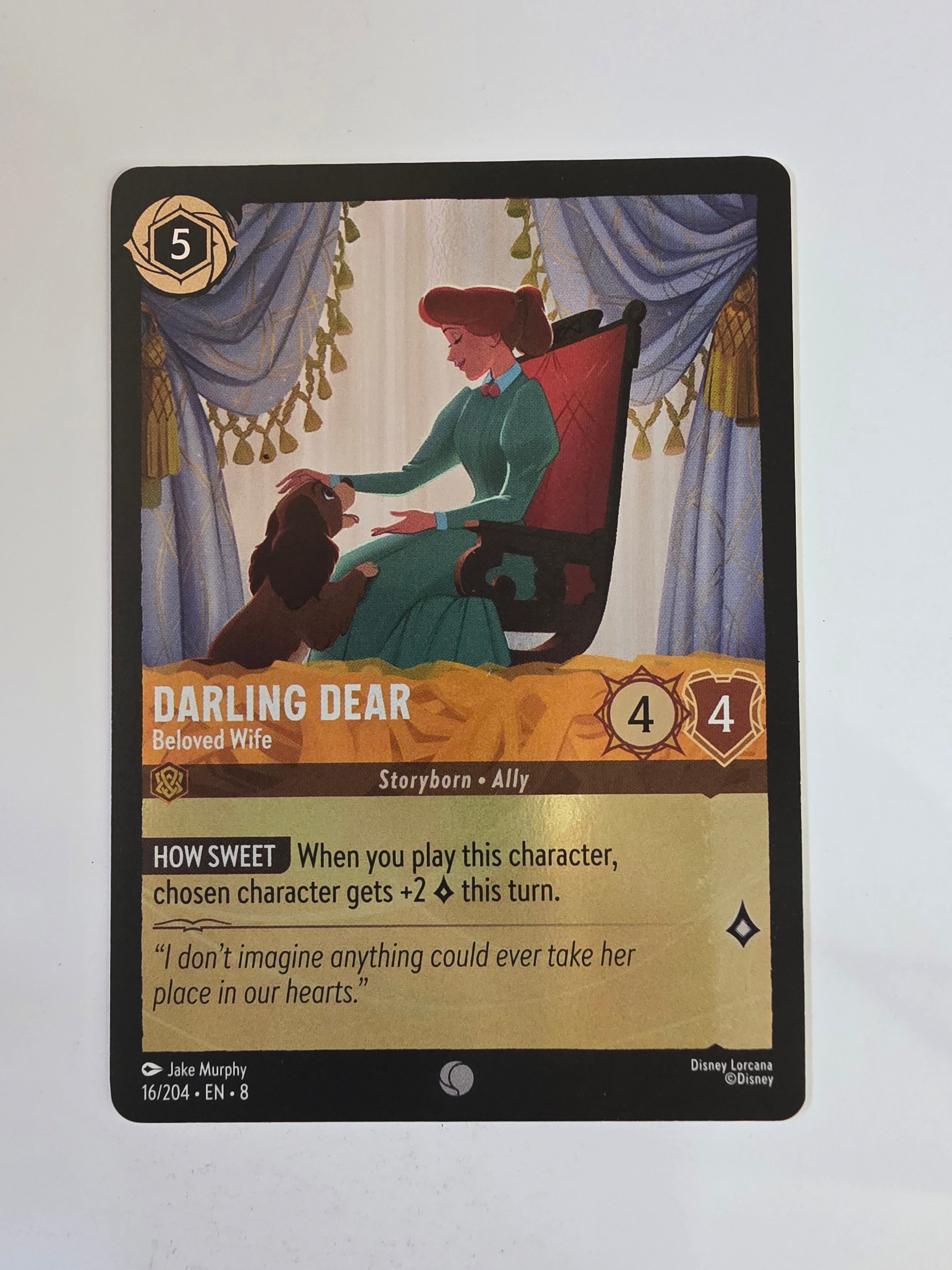 Disney Lorcana Reign of Jafar | Coldfoil | Darling Dear Beloved Wife | #016 | Common