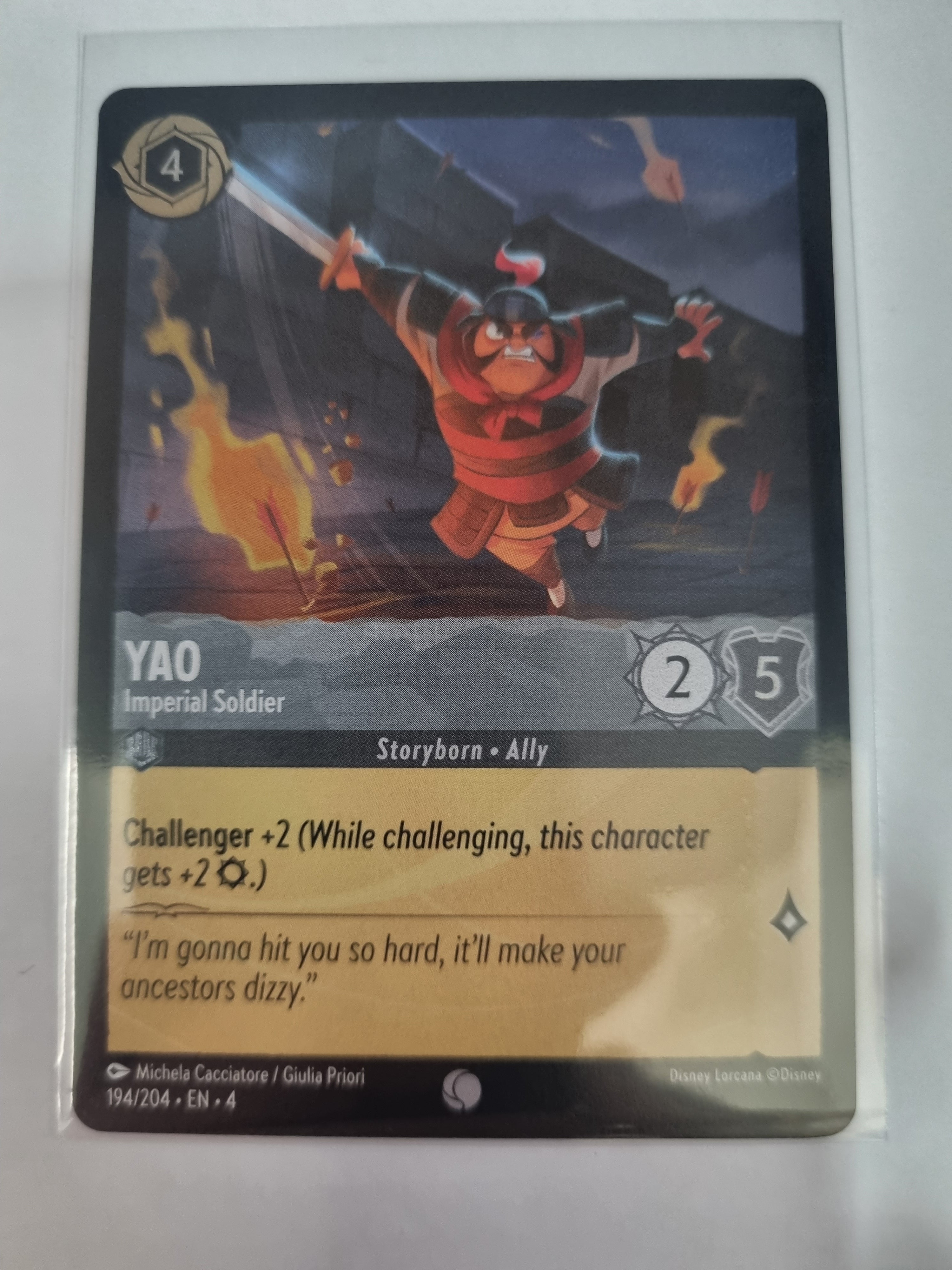 Ursula's Return - Coldfoil - Yao - Imperial Soldier - 194/204 - Common