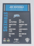 2024-25 LUXE Cricket Traders - Parallel - #P062 - Jake Weatherald - Strikers