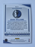 2023-24 Panini Donruss Elite - #21 - Grant Williams - Dallas Mavericks