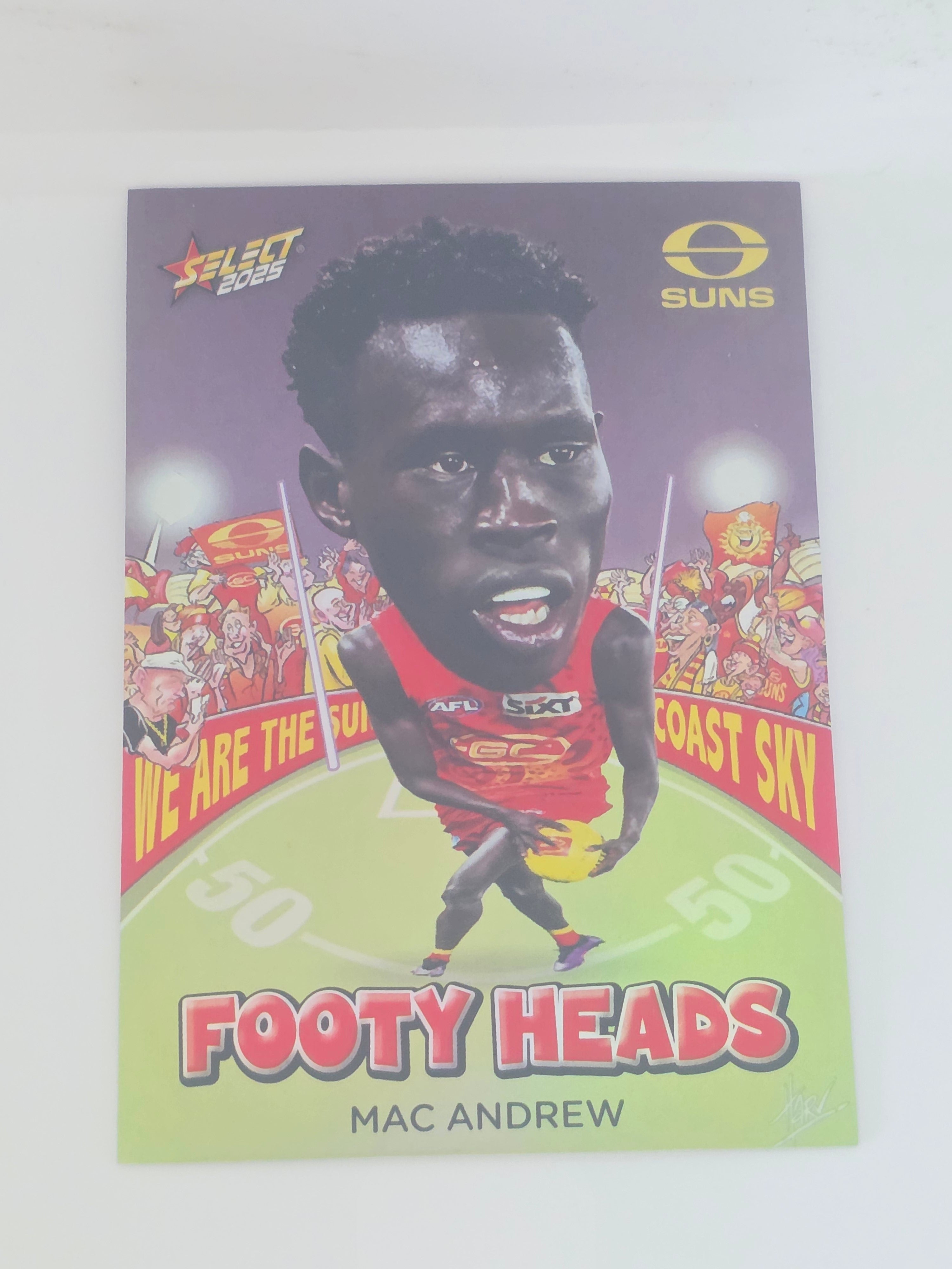 AFL Footy Stars 2025 | Footy Heads | #FH49 | M. Andrew | Gold Coast Suns