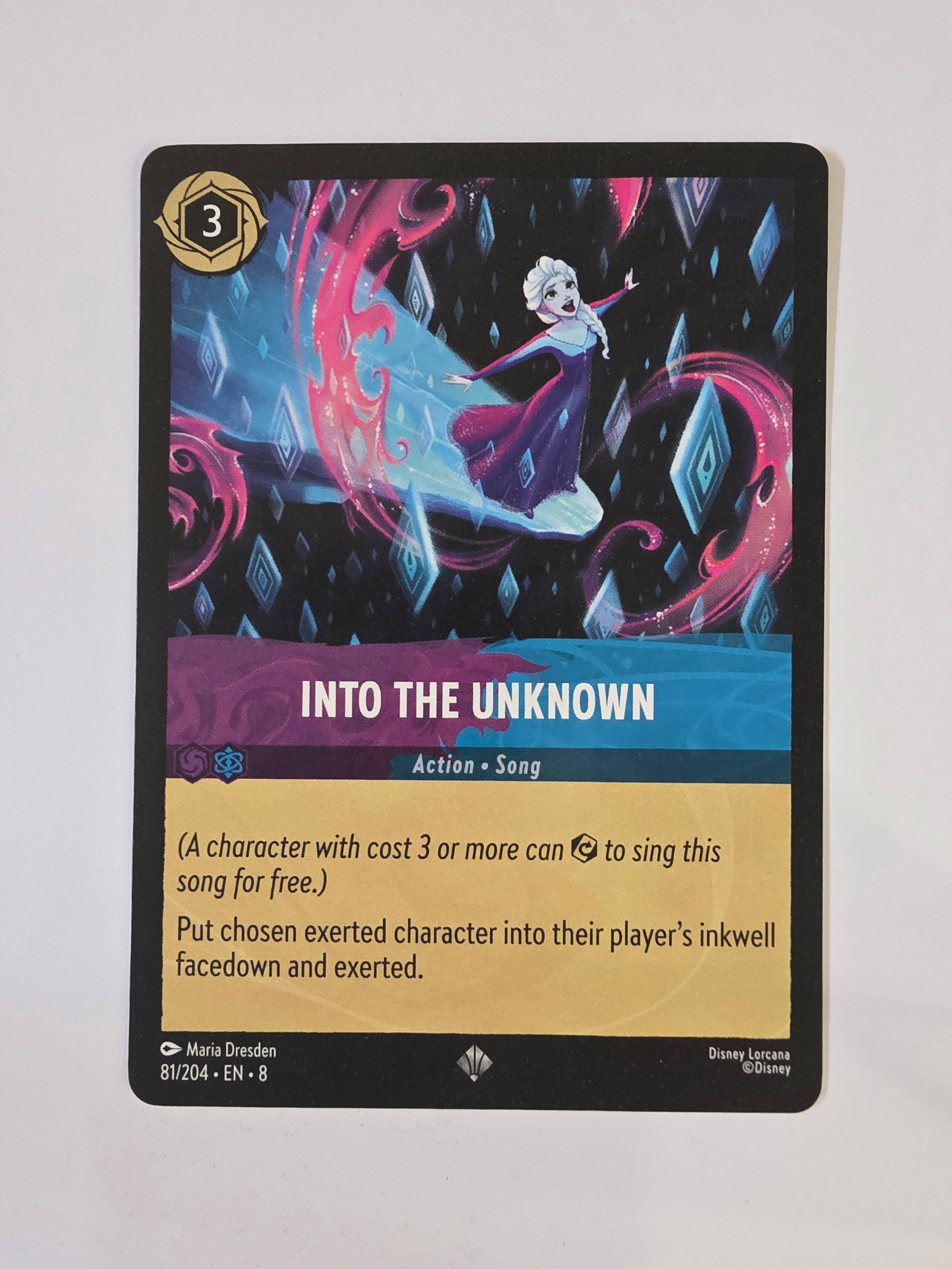 Disney Lorcana Reign of Jafar | Into the Unknown | #081 | Super Rare