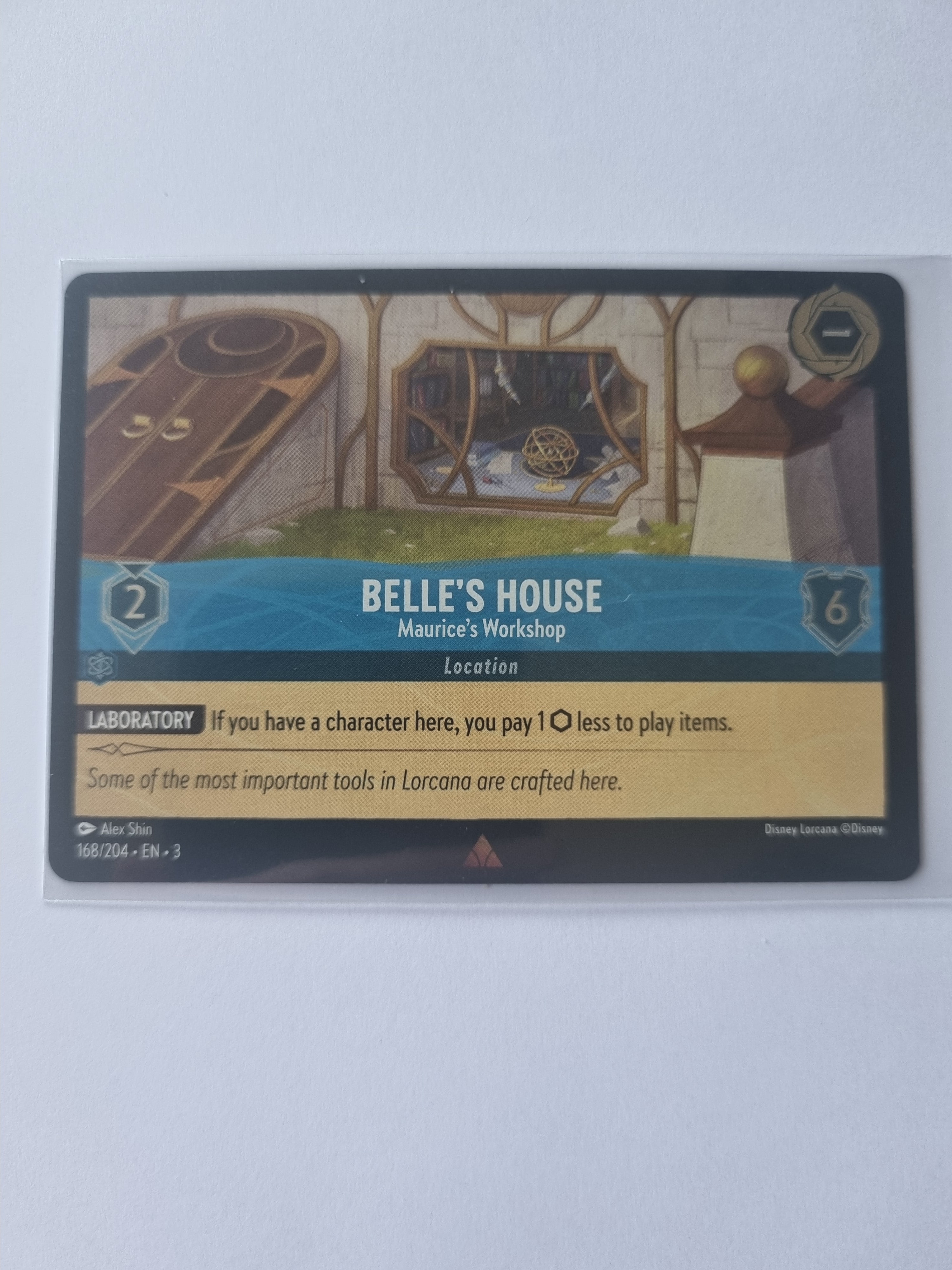 Into the Inklands Coldfoil Belle's House - Maurice's Workshop 168/204 Rare