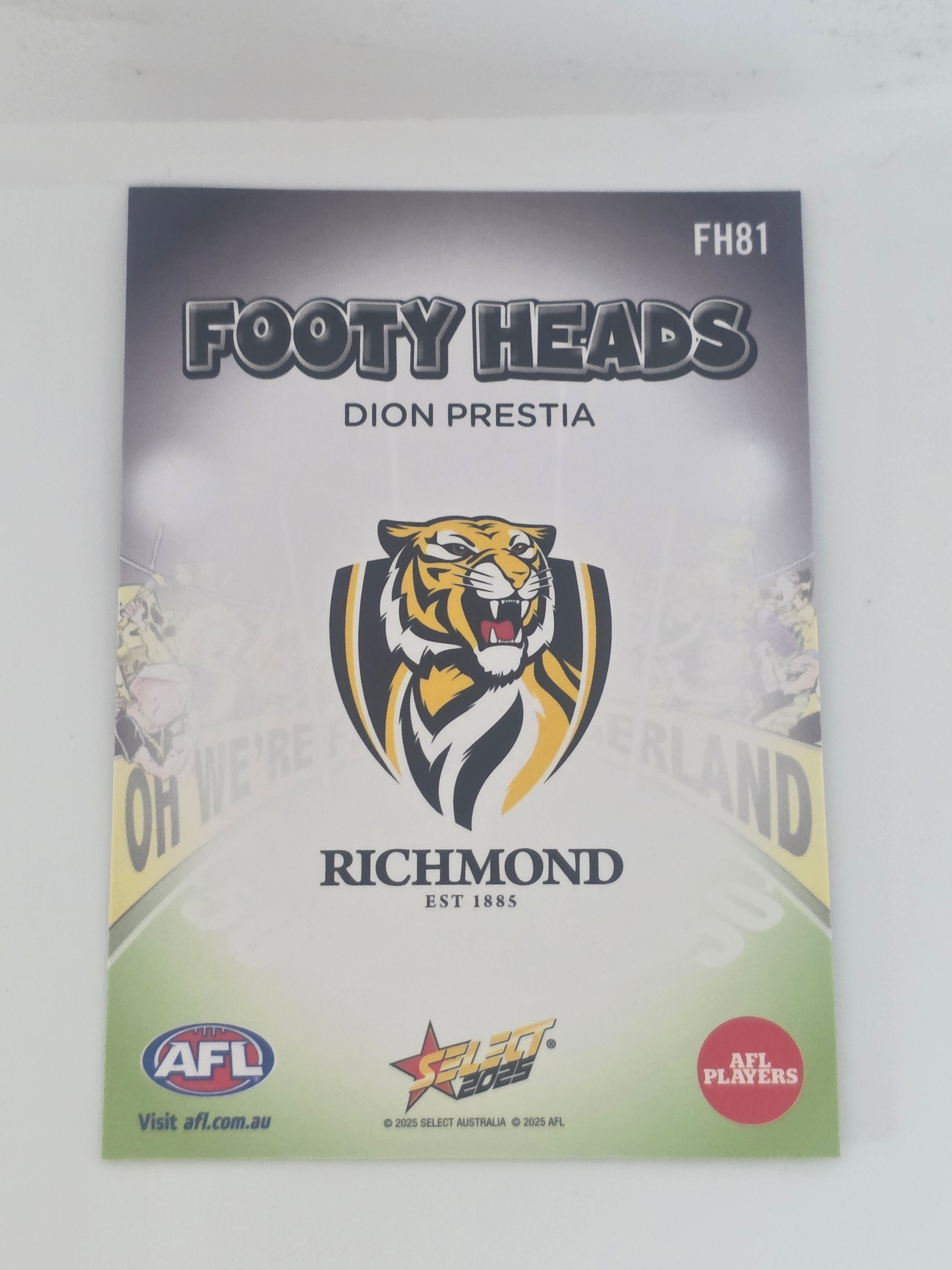 AFL Footy Stars 2025 | Footy Heads | #FH81 | D. Prestia | Richmond