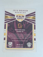 NRL 2025 Traders | Fan Favourites | #FF3 | Julia Robinson | Broncos