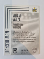 2024 Elite NRL - New Recruit - #NR20 - Viliami Vailea - Cowboys
