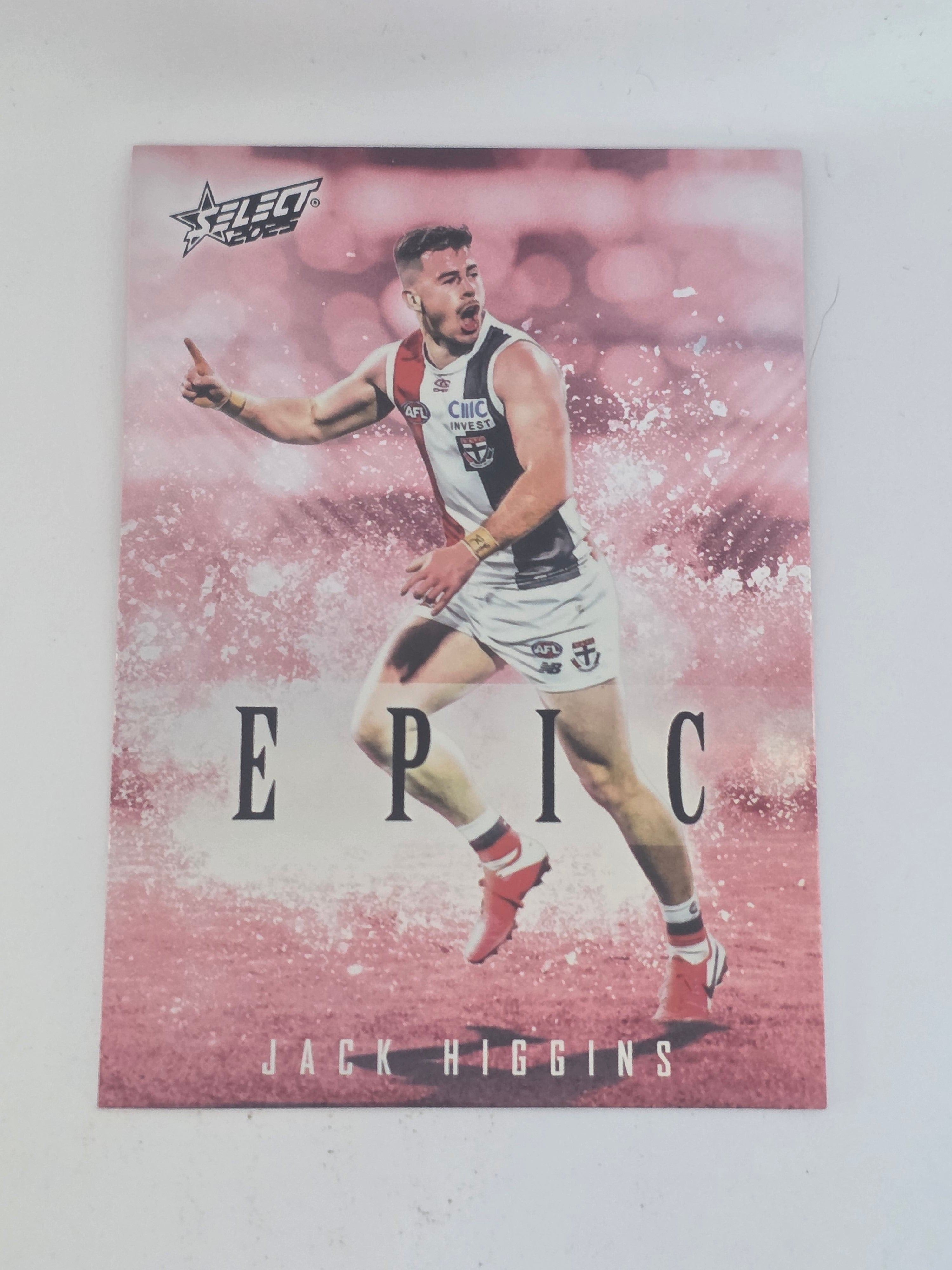 AFL Footy Stars 2025 | Epic Red | #ER71 | J. Higgins | St Kilda