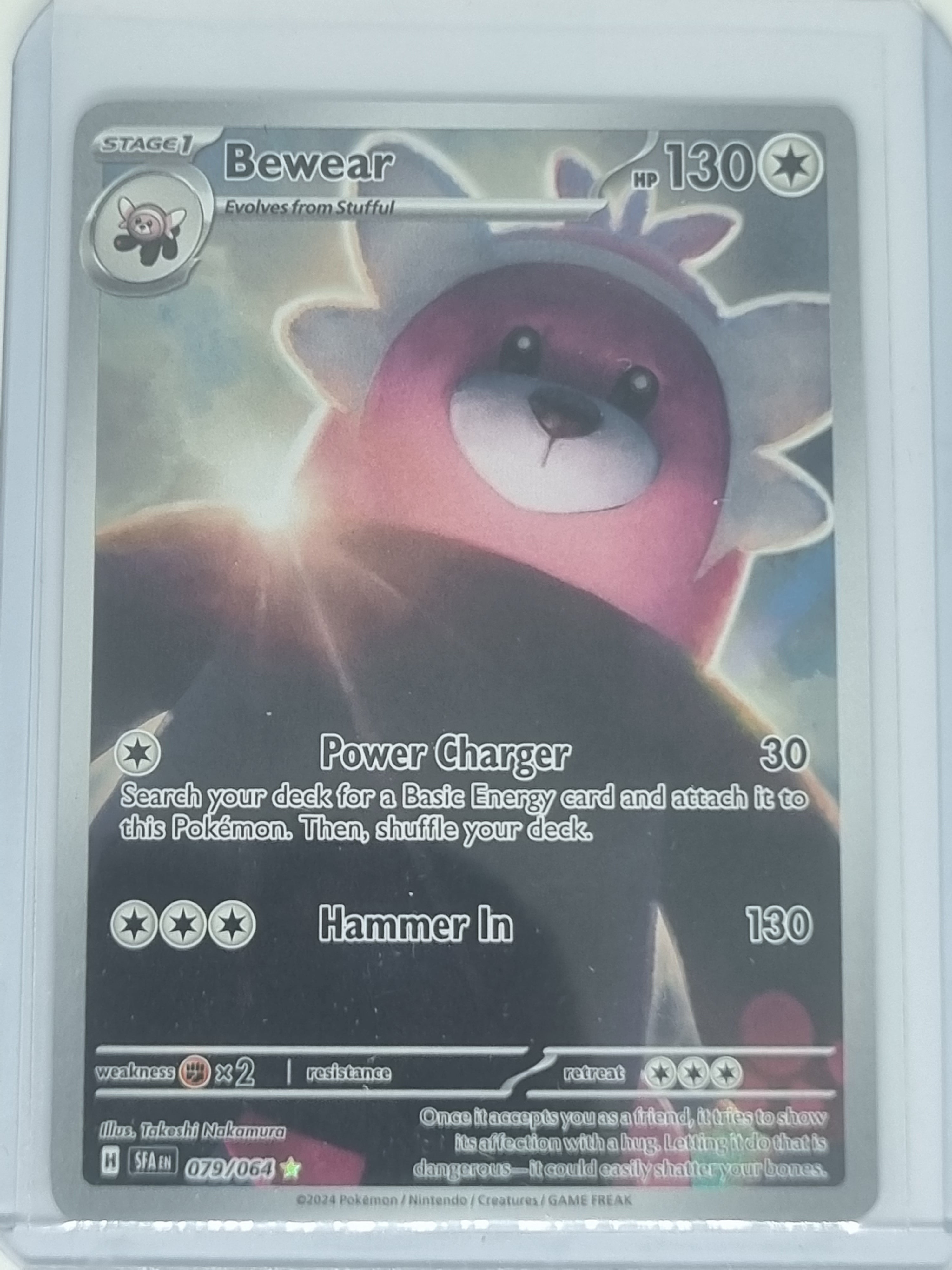 Pokemon TCG - Shrouded Fable - #079/064 - Bewear - Illustration Rare