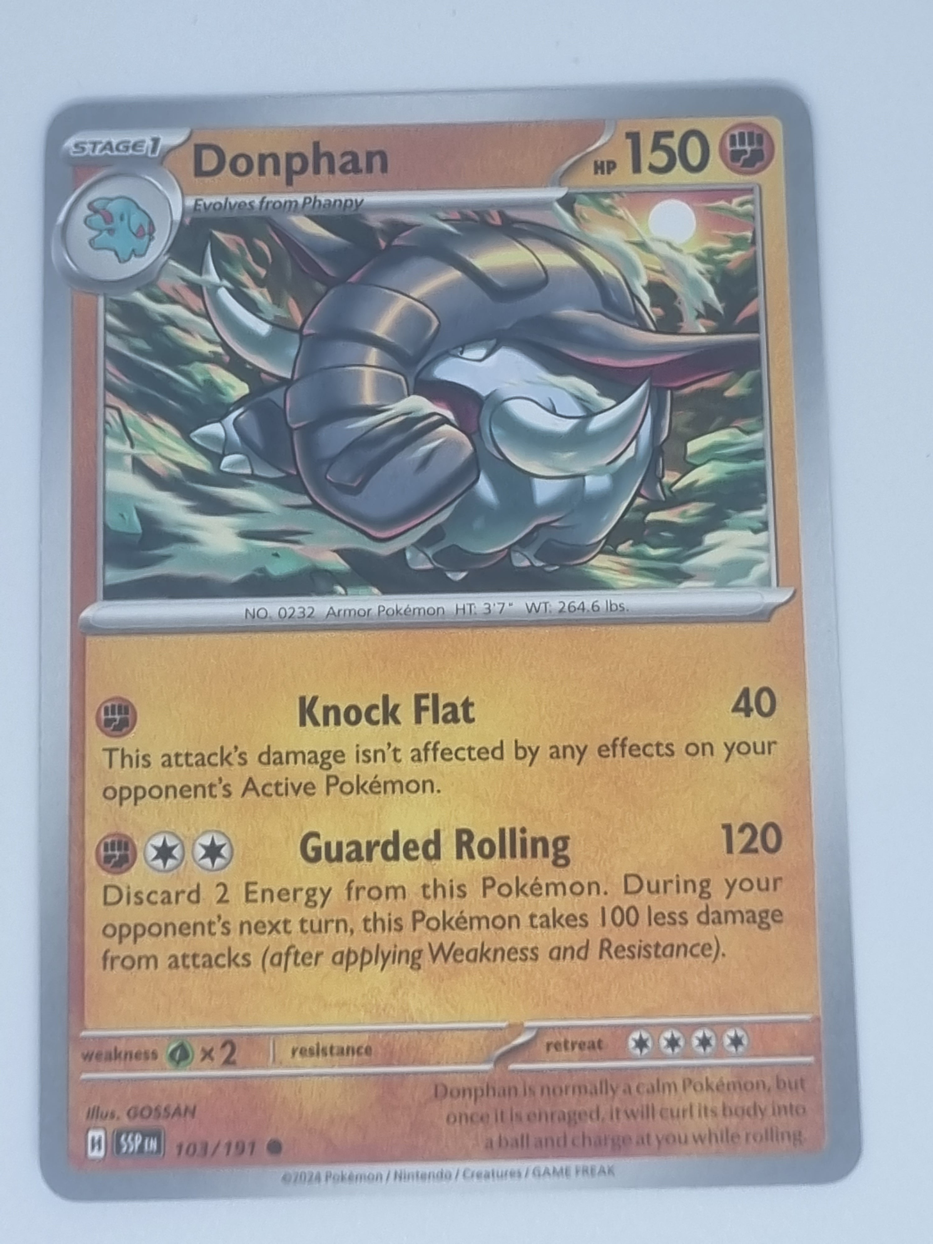 Pokemon TCG - Surging Sparks - #103/191 - Donphan - Common