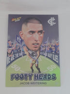 AFL Footy Stars 2025 | Footy Heads | #FH18 | J. Weitering | Carlton
