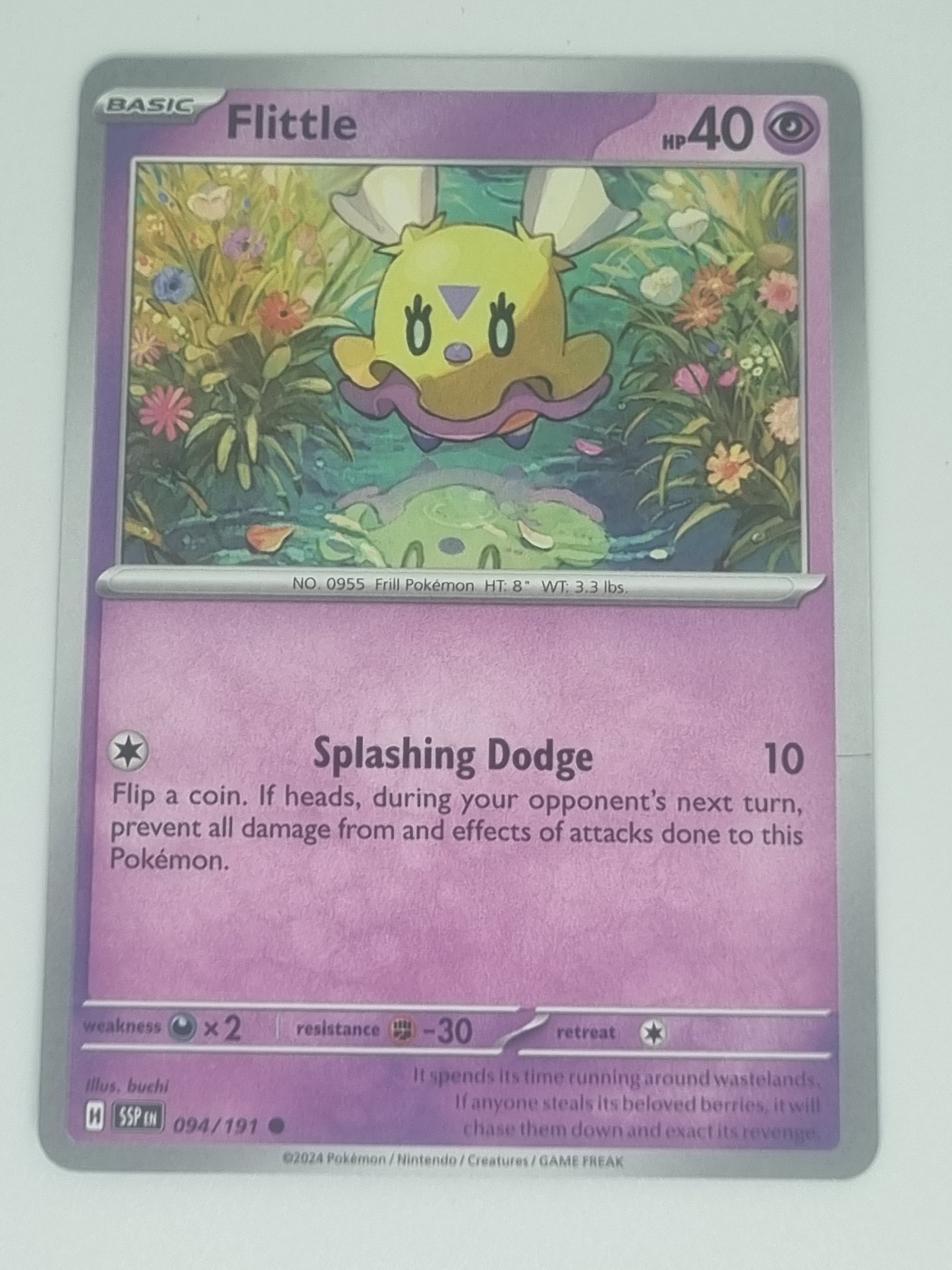 Pokemon TCG - Surging Sparks - #094/191 - Flittle - Common