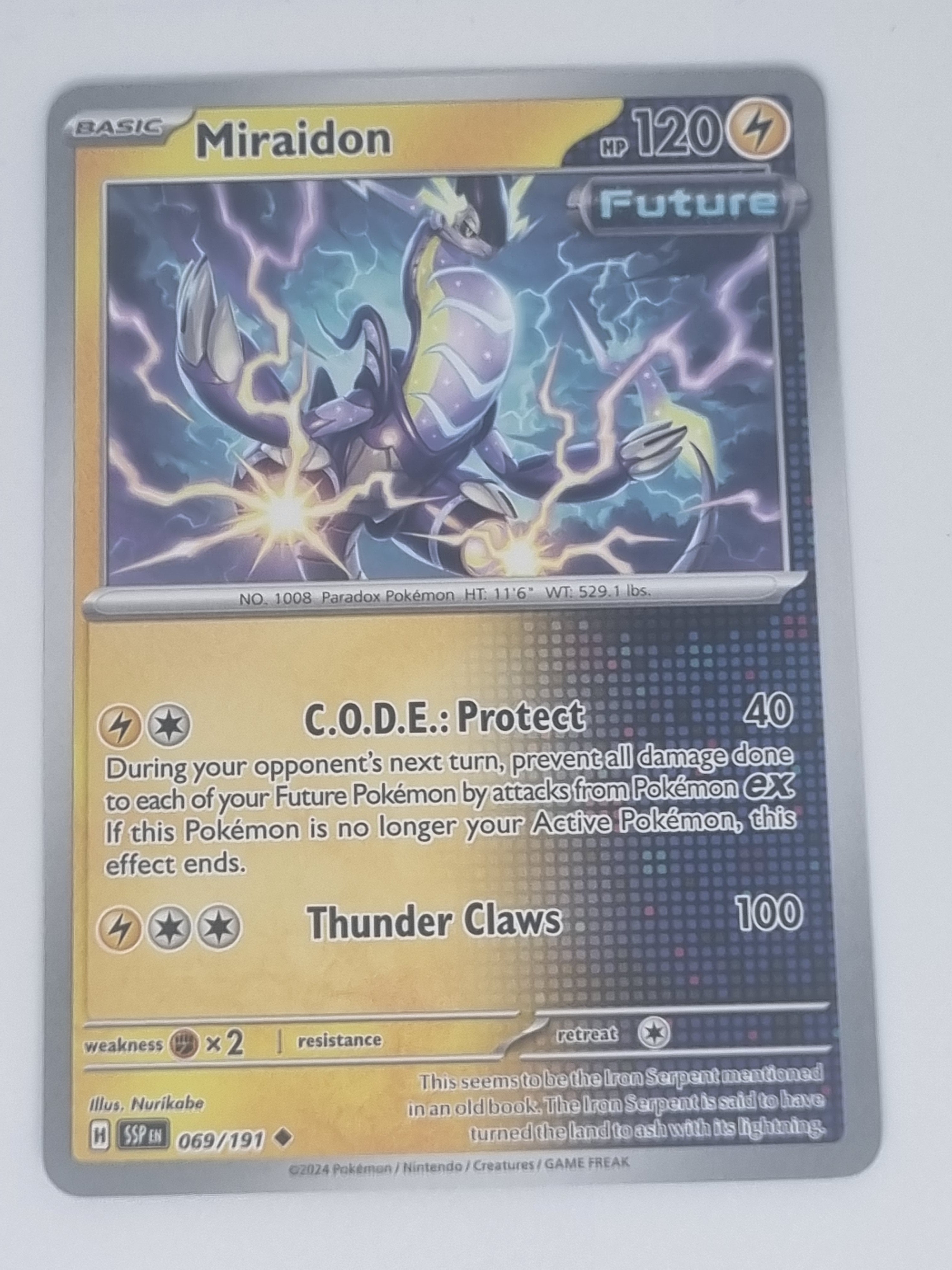 Pokemon TCG - Surging Sparks - #069/191 - Miraidon - Uncommon
