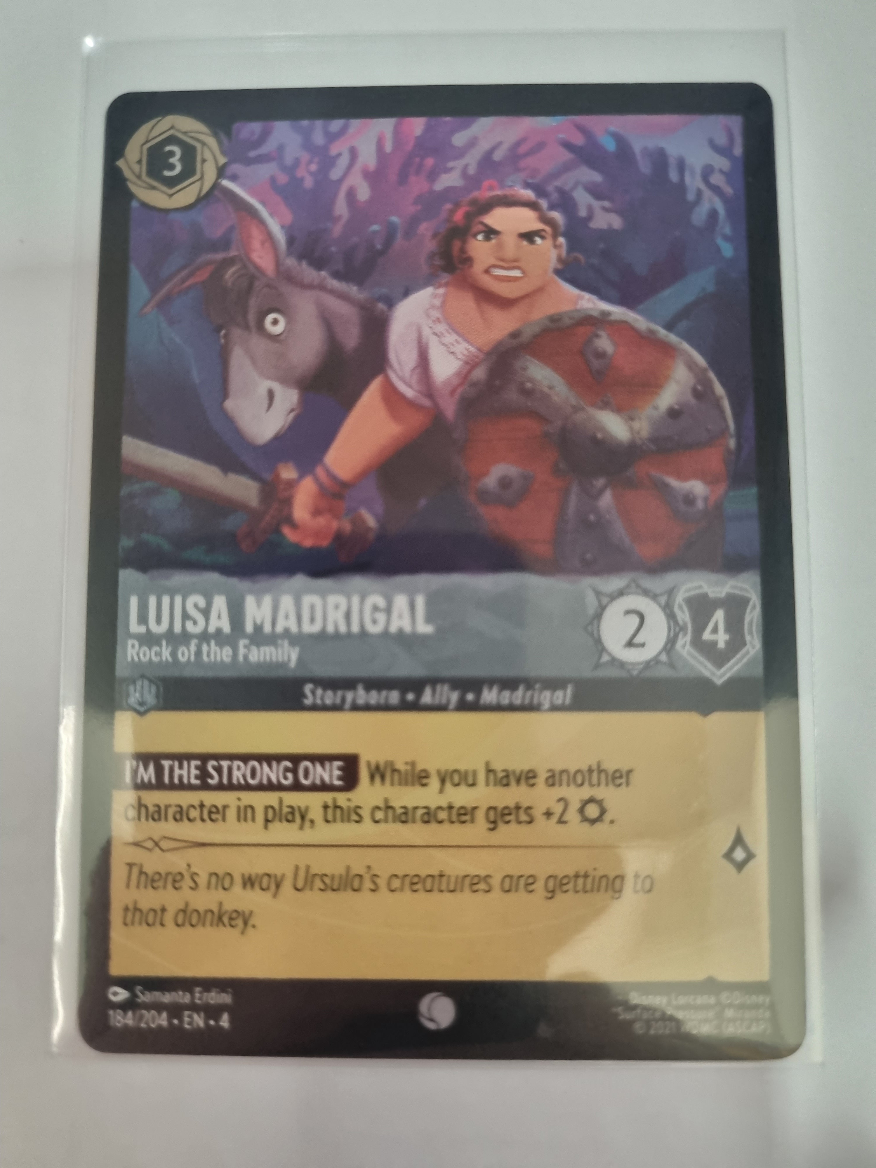 Ursula's Return - Coldfoil - Luisa Madrigal - Rock of the Family - 184/204 - Common