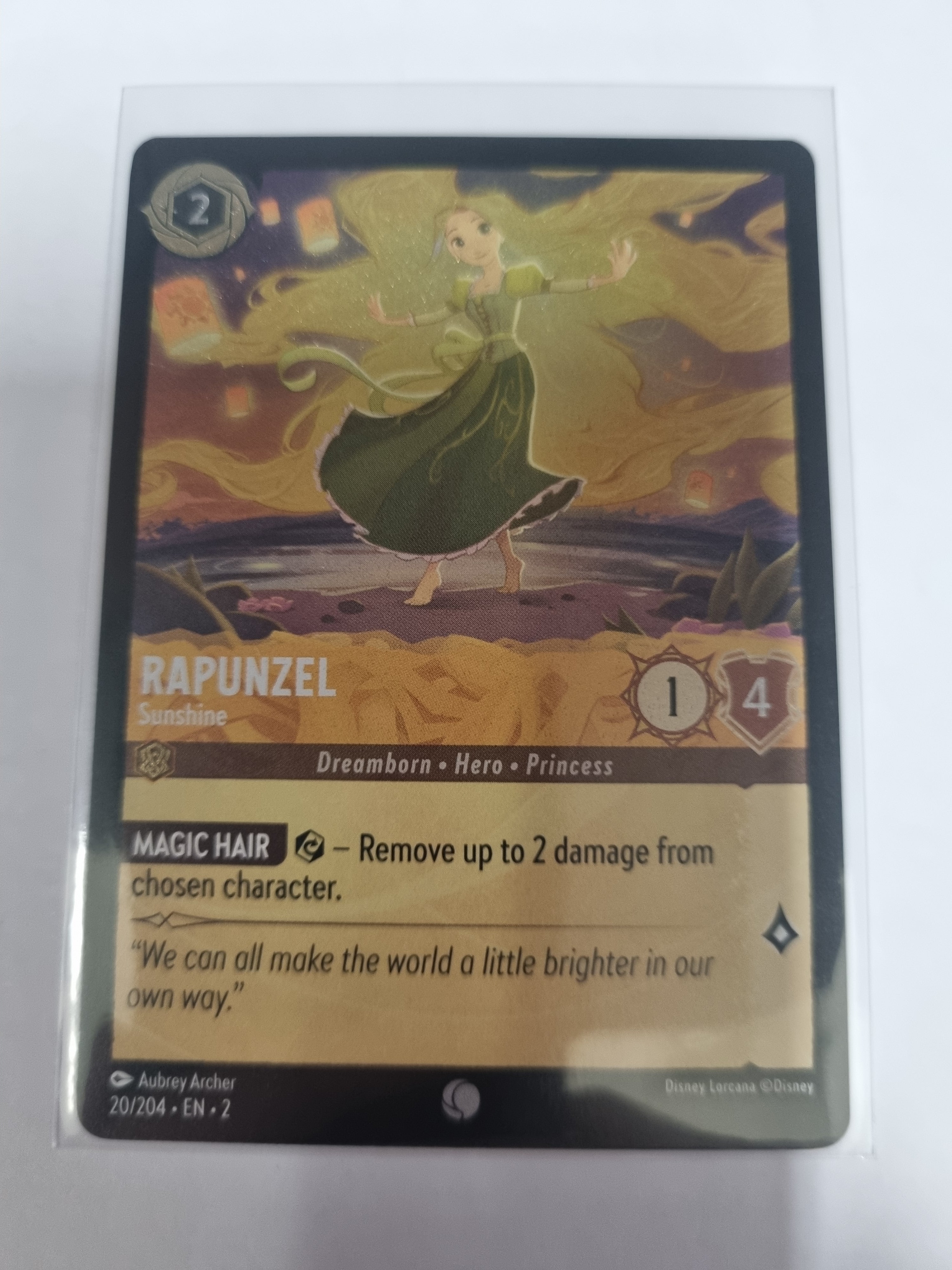 Lorcana - Floodborn - #20/204 - Coldfoil - Rapunzel - Sunshine - Common