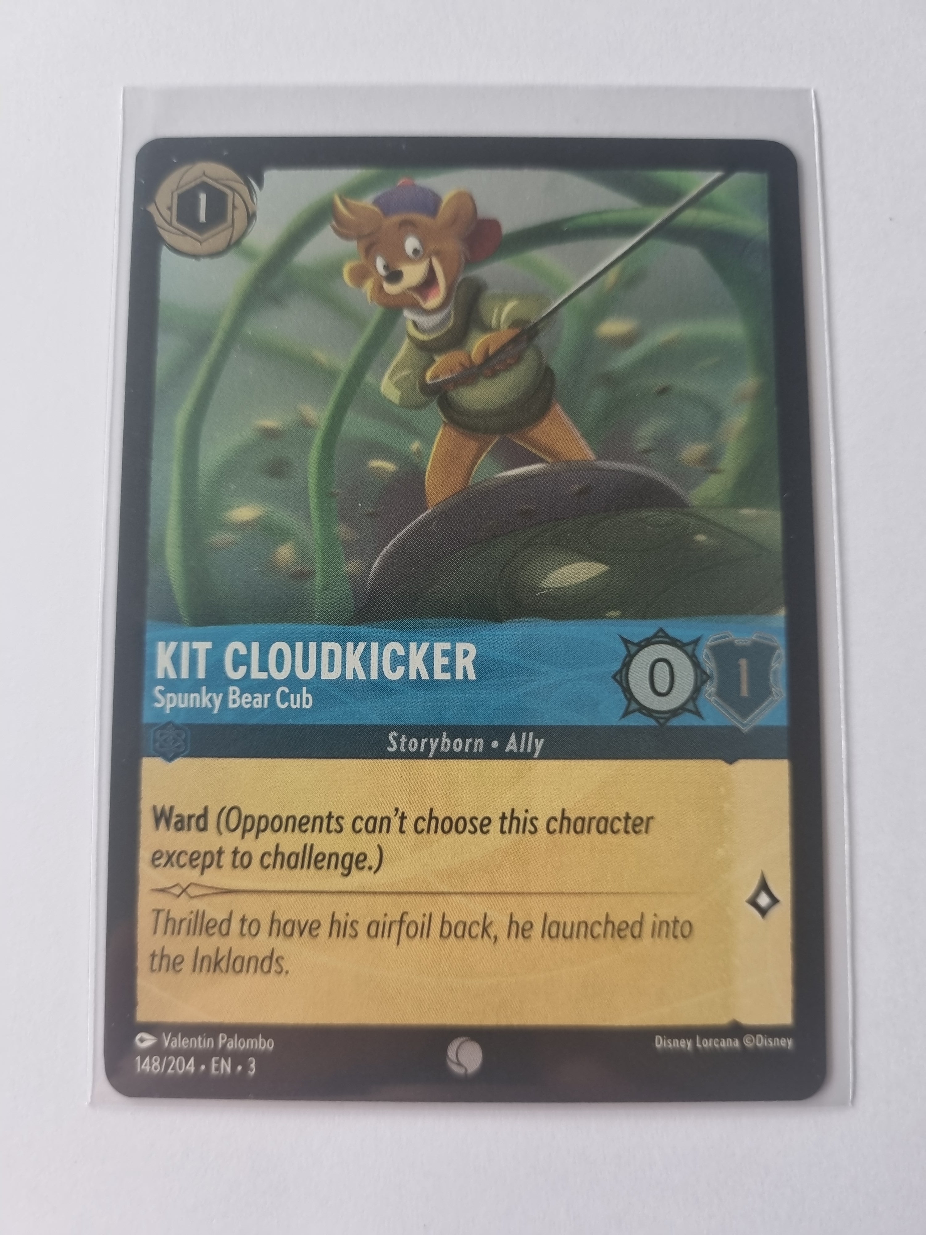 Into the Inklands Coldfoil Kit Cloudkicker Spunky Bear Cub 148/204 Common