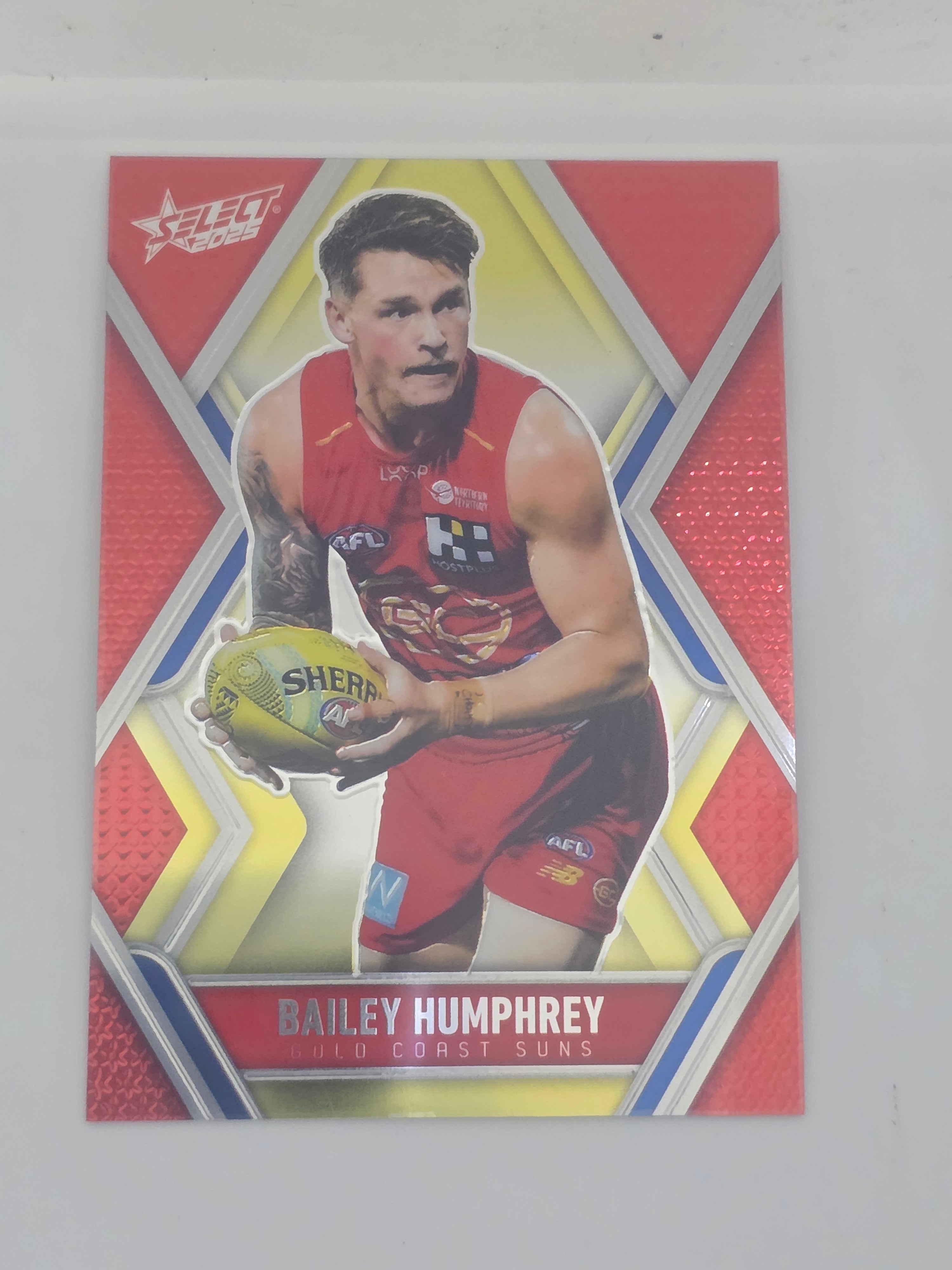 AFL Footy Stars 2025 | Luminous Base | #L94 | B. Humphrey | Gold Coast Suns