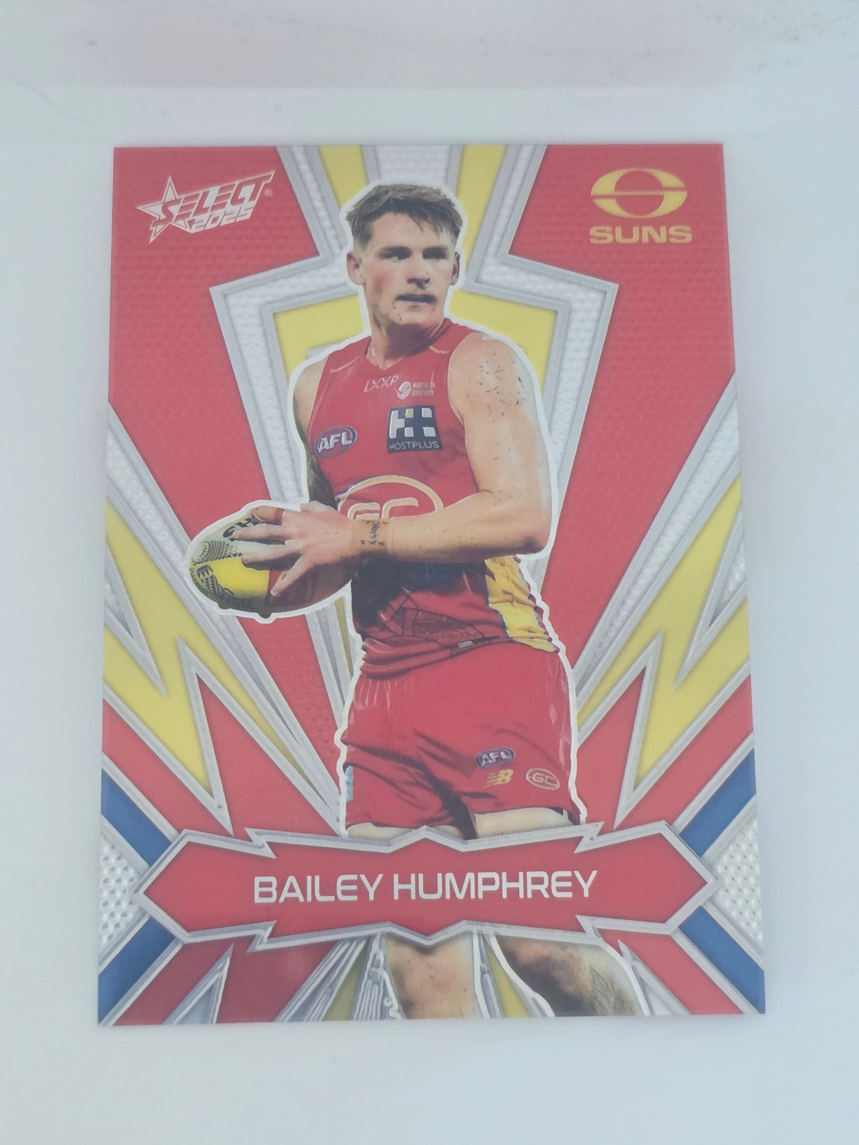 AFL Footy Stars 2025 | Luminous Thunderbolt | #LT102 B. Humphrey Gold Coast Suns
