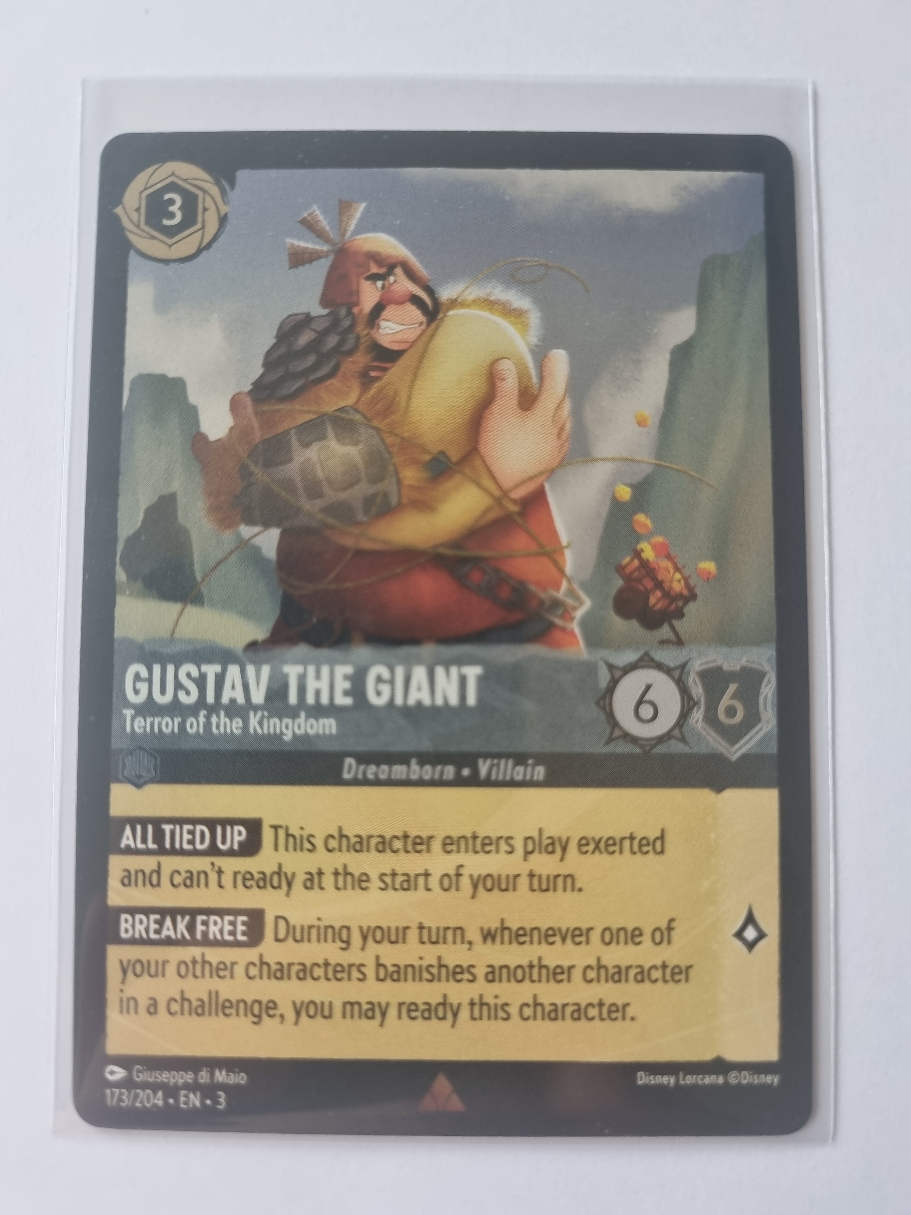 Inklands Coldfoil Gustav the Giant Terror of the Kingdom 173/204 Rare