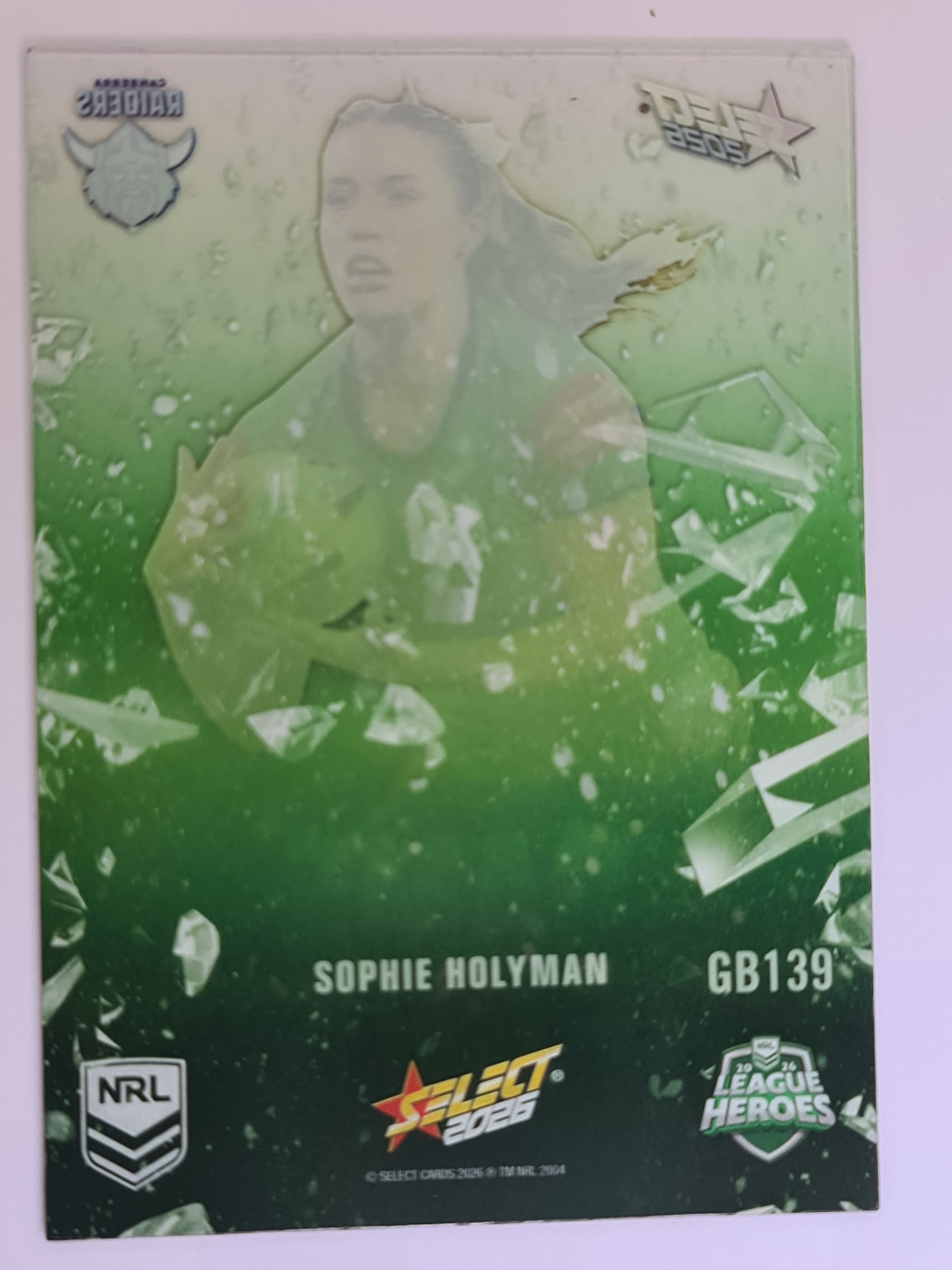NRL 2026 League Heroes | Gamebreakers | #GB139 | Sophie Holyman | NRLW Canberra Raiders